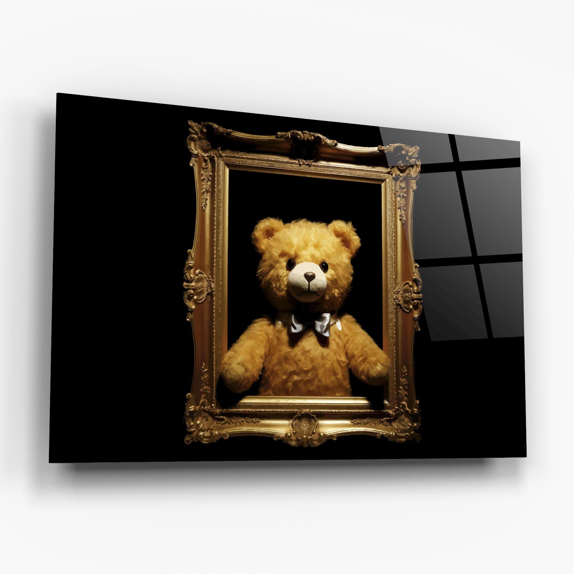 Glasbild Frame Bear mockup 6