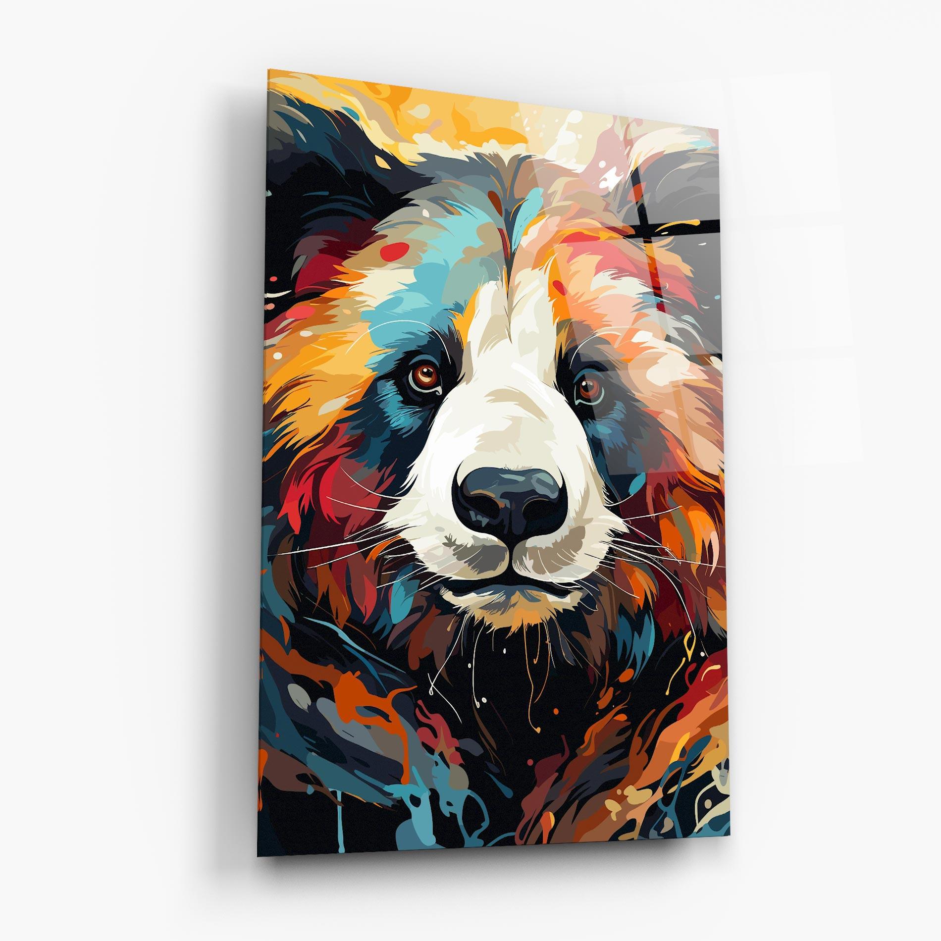 Glasbild Cream Color Bear mockup 6