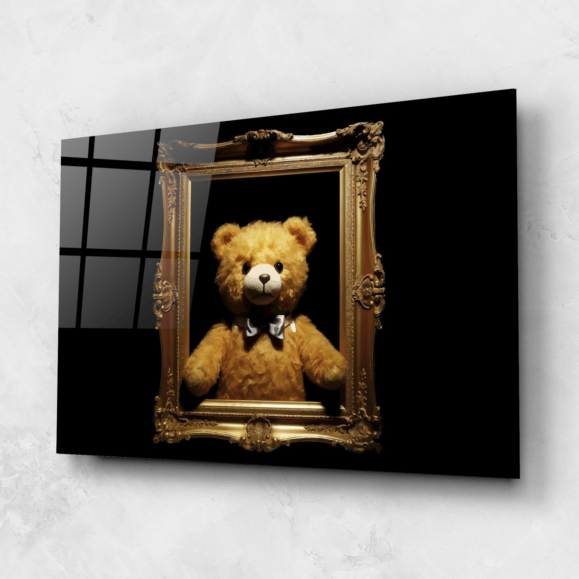 Glasbild Frame Bear mockup 1