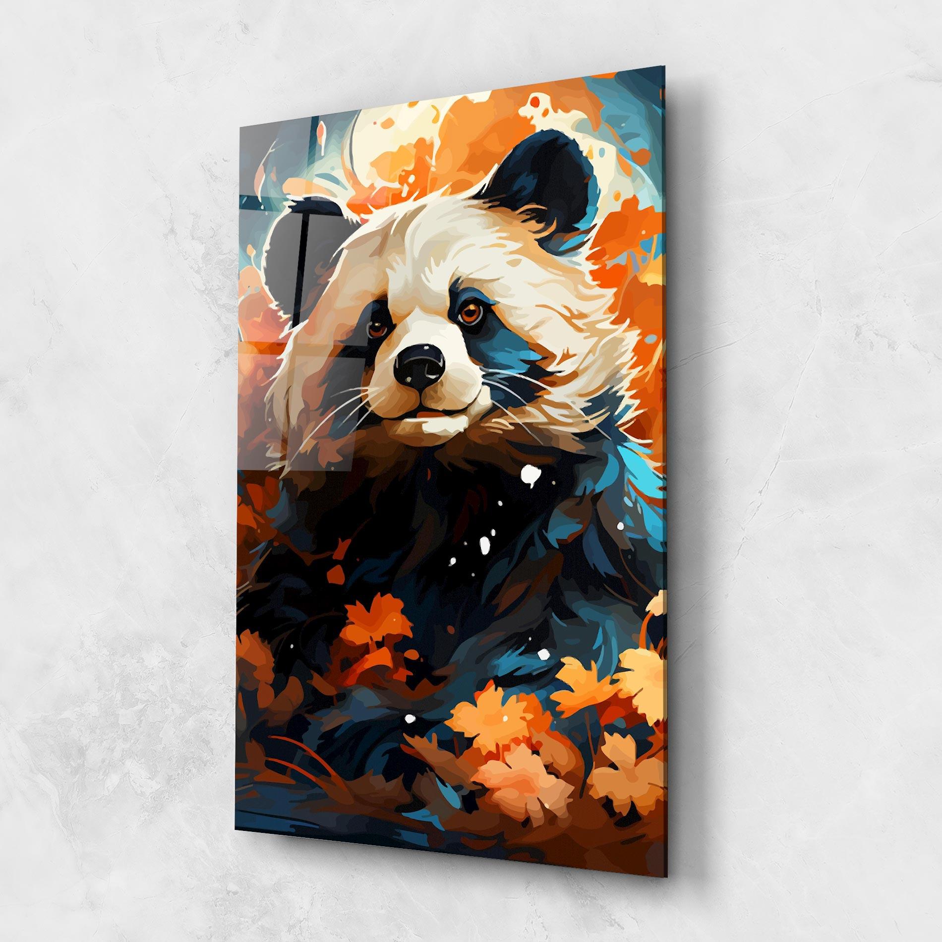 Glasbild Fluffy Bear mockup 1