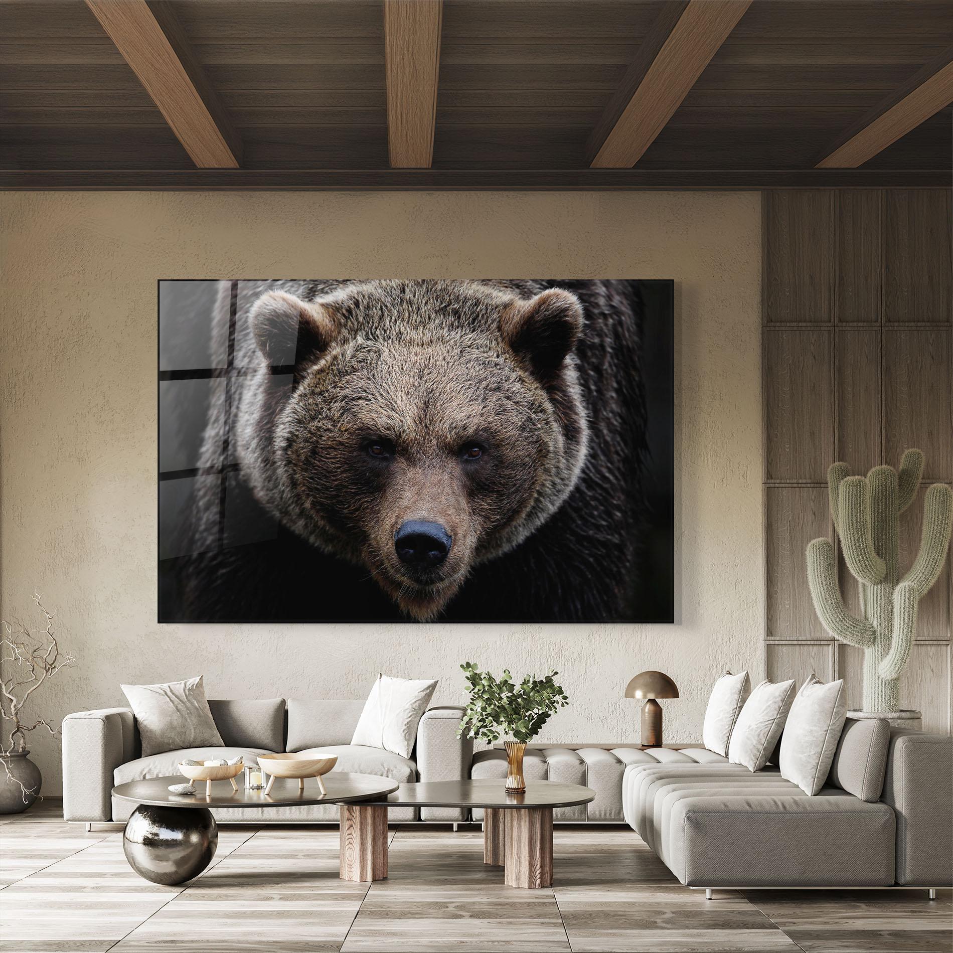 Glasbild Brown Bear mockup 8