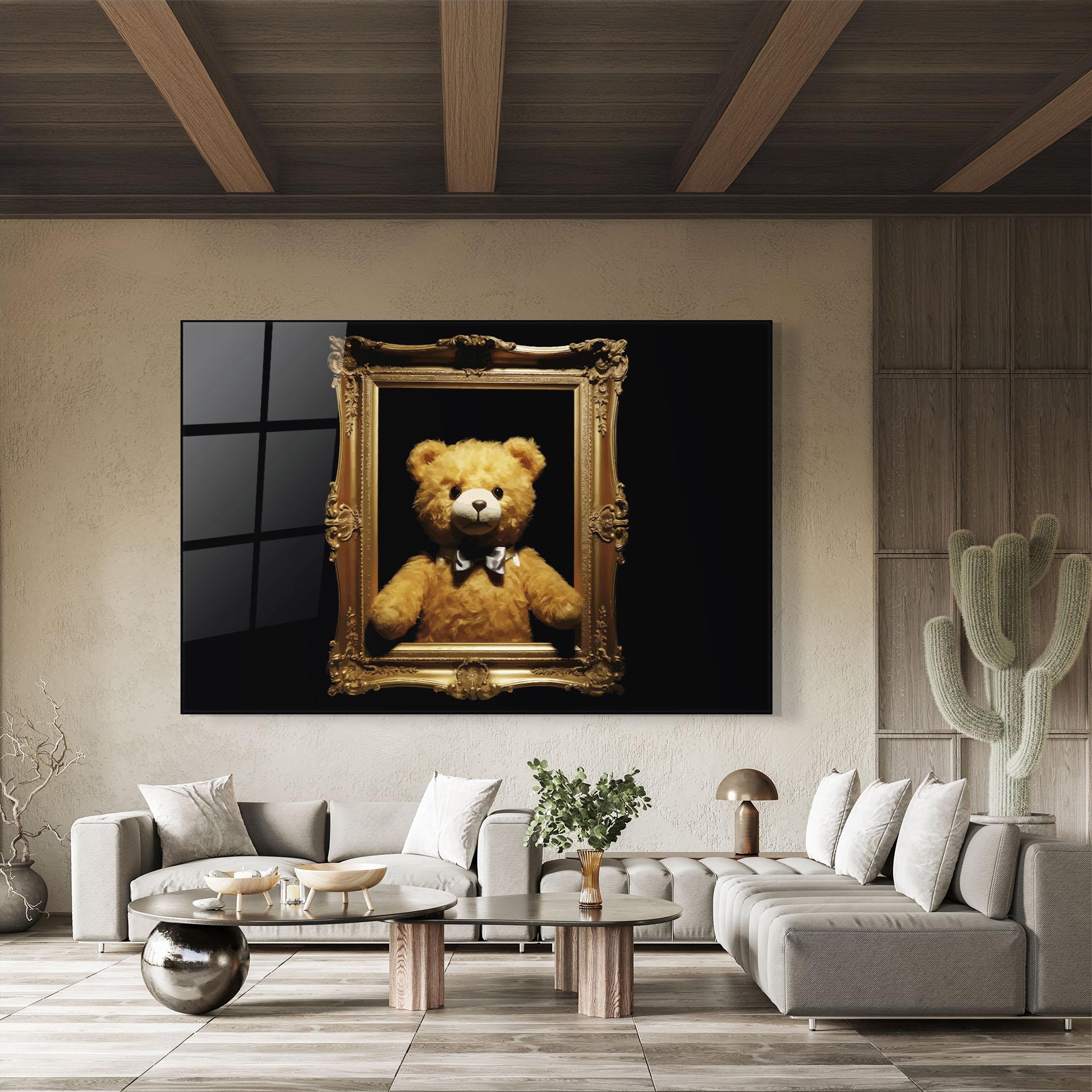 Glasbild Frame Bear mockup 8