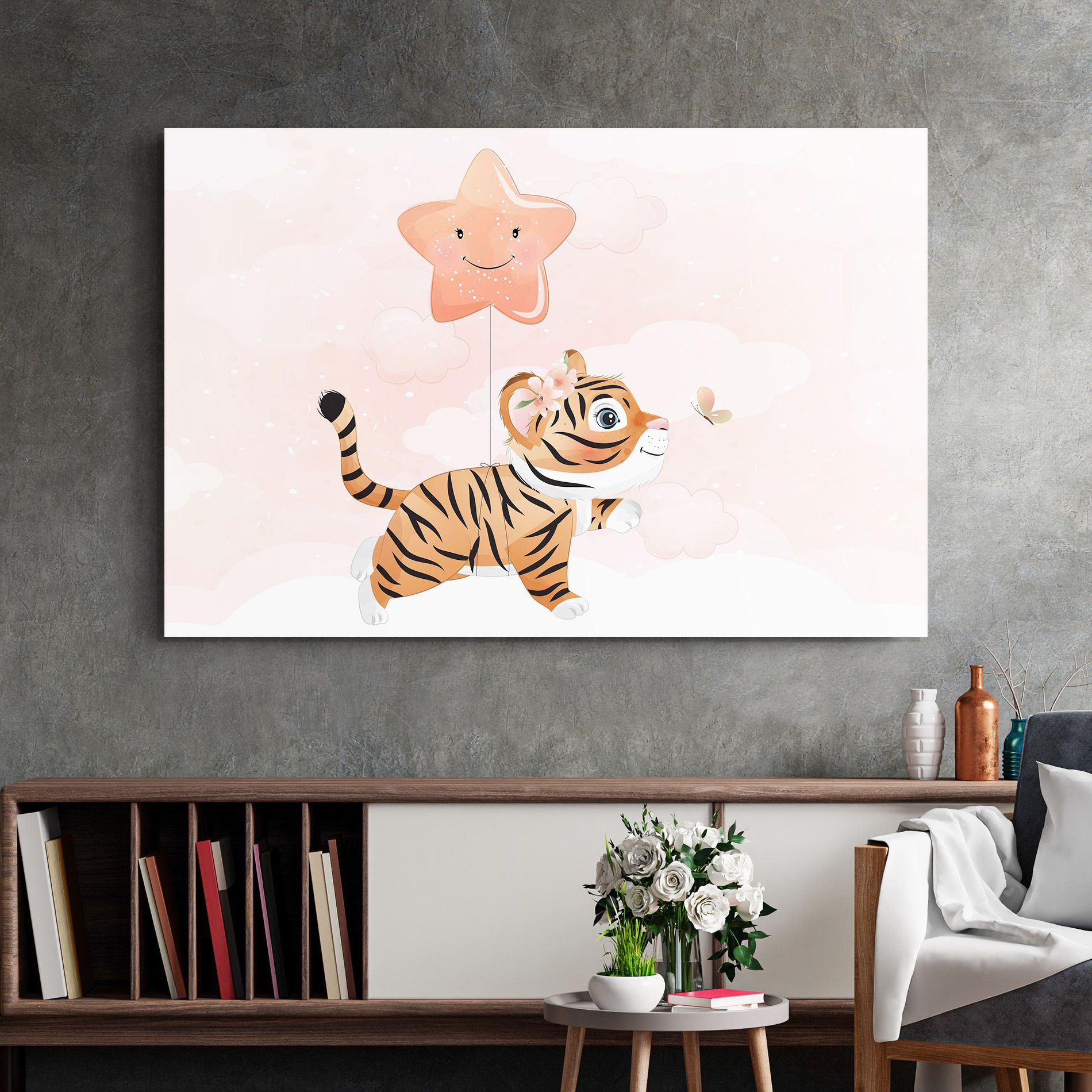 Baby Tiger Art mockup 2