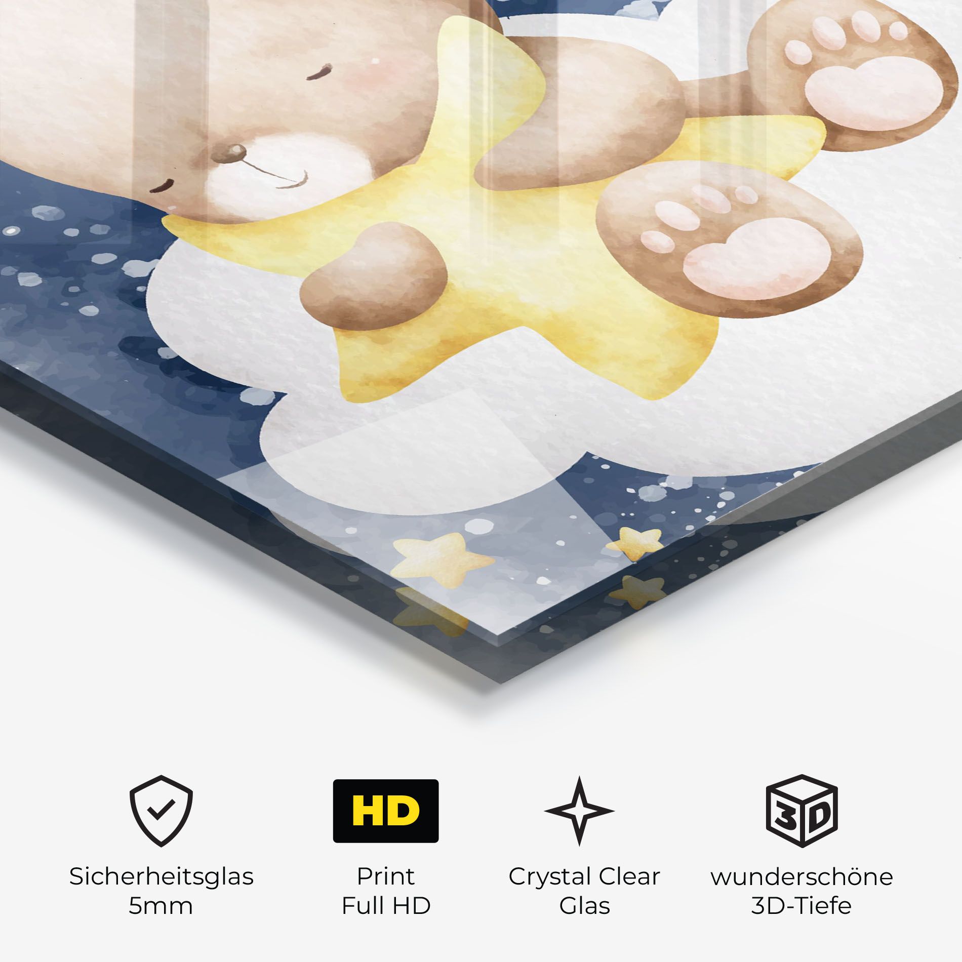 Bear Cloud Star mockup 3