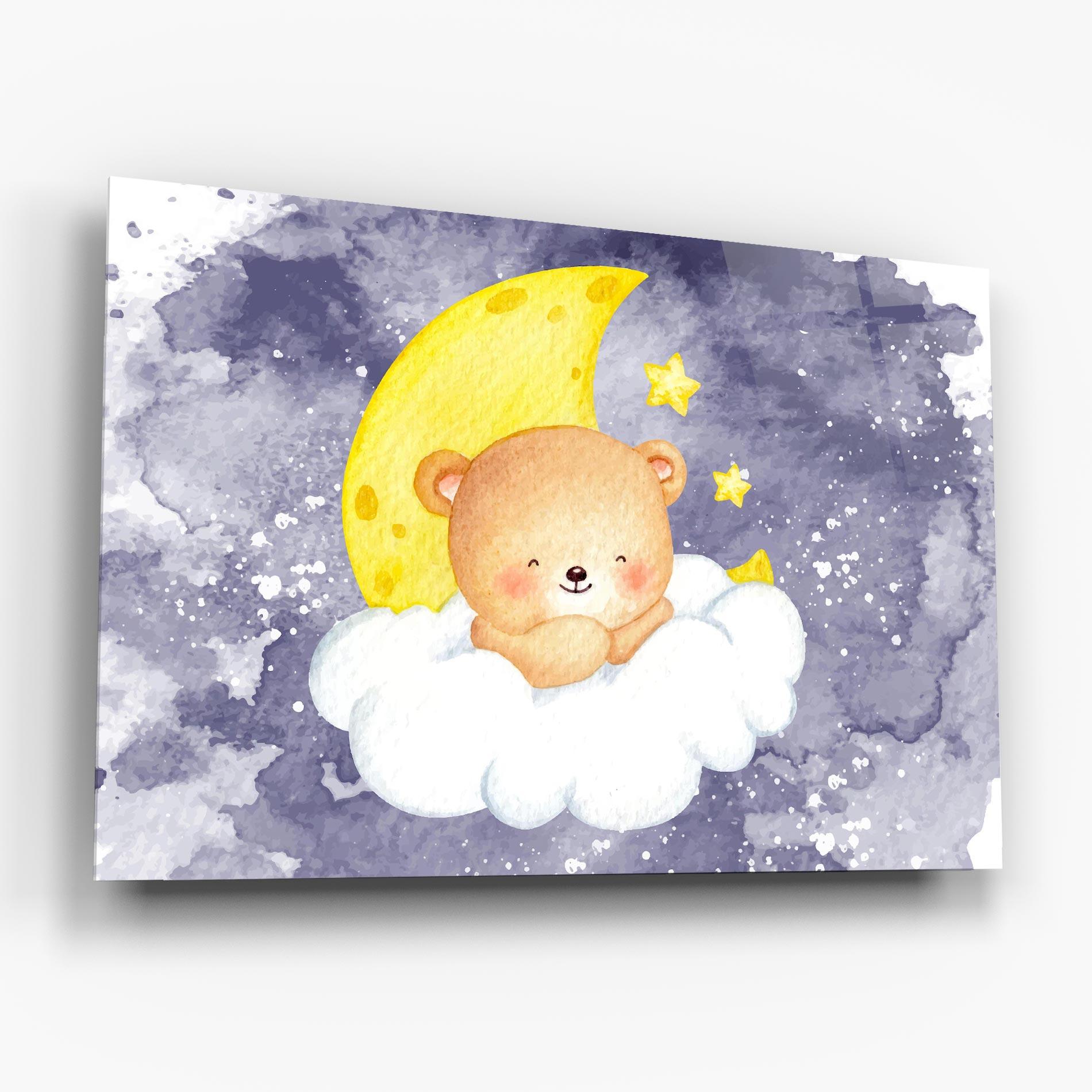 Glasbild Sleepy Bear mockup 6