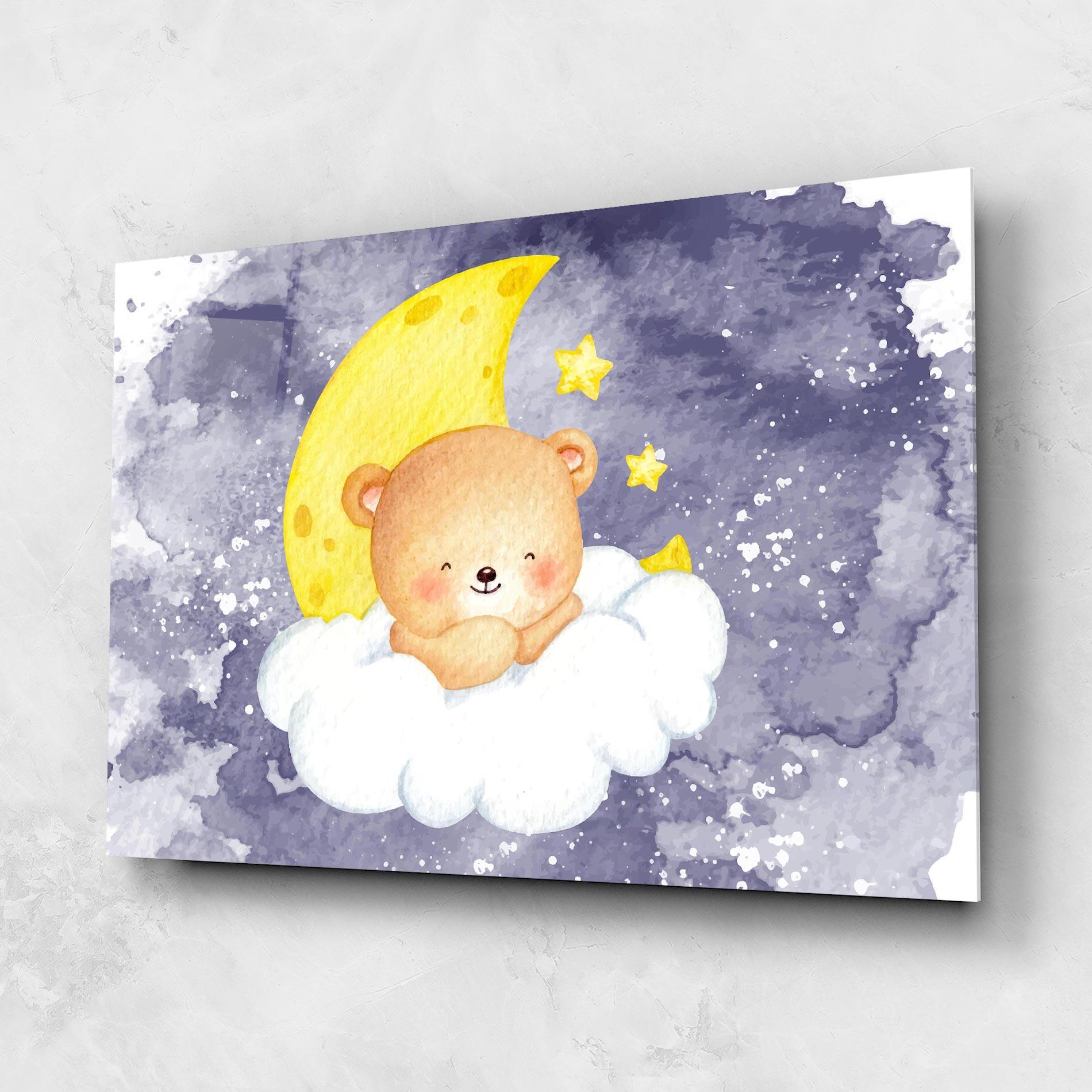 Glasbild Sleepy Bear mockup 1