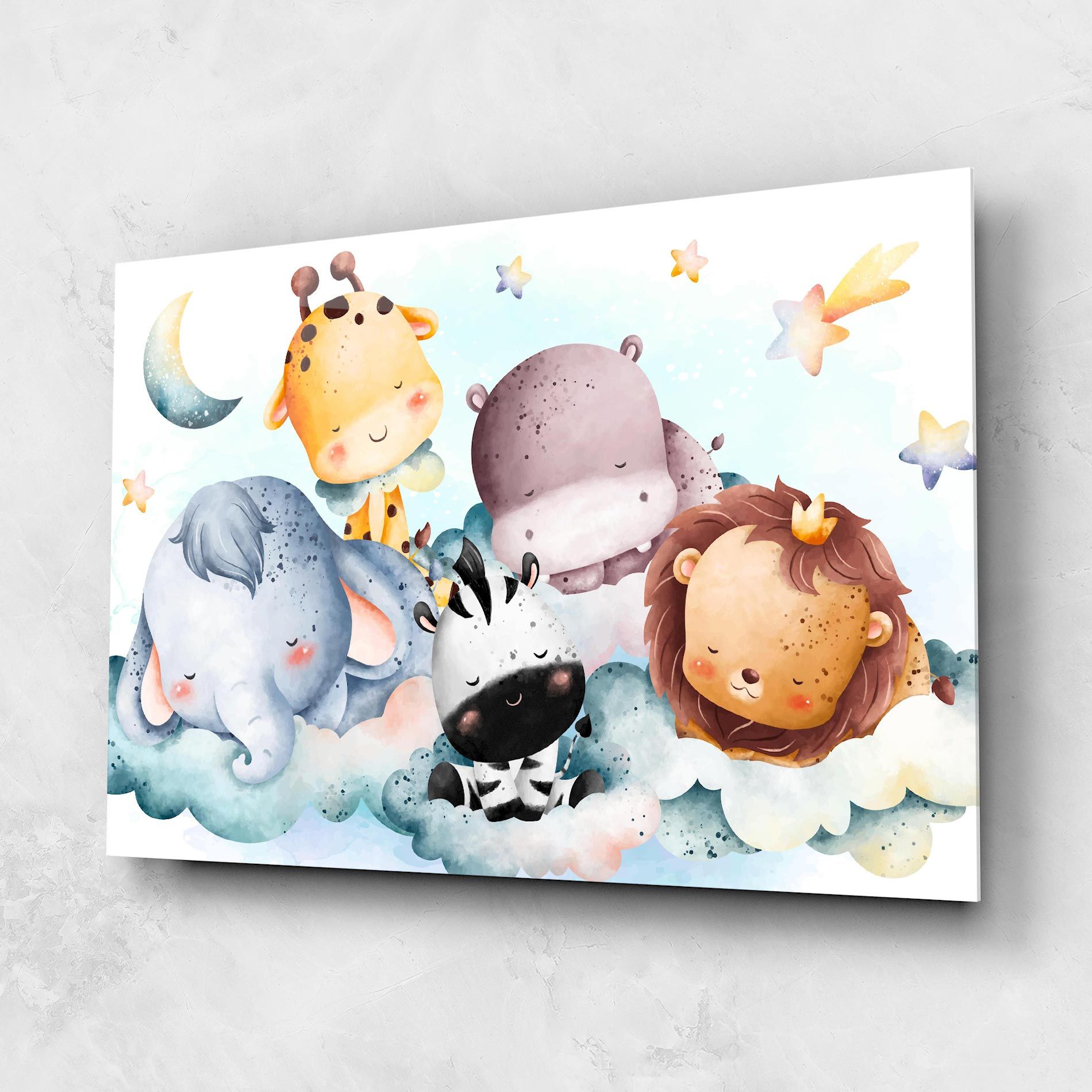 Sleepy Cute Animals mockup 1