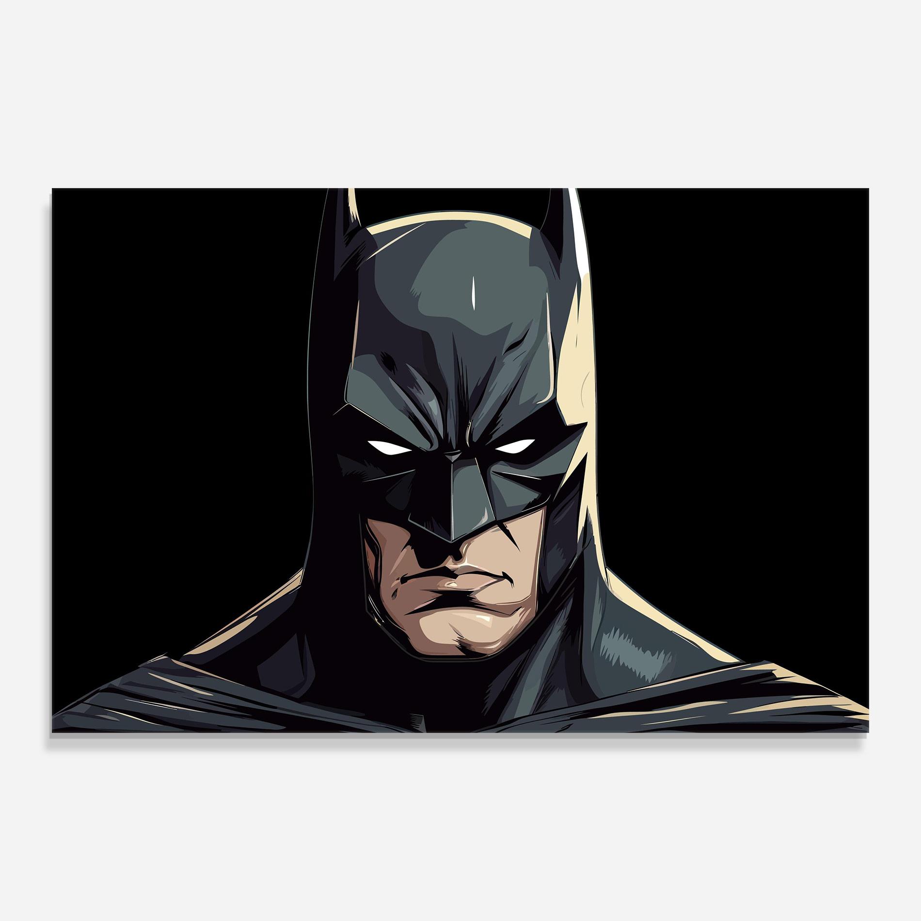 Glasbild Batman mockup 0