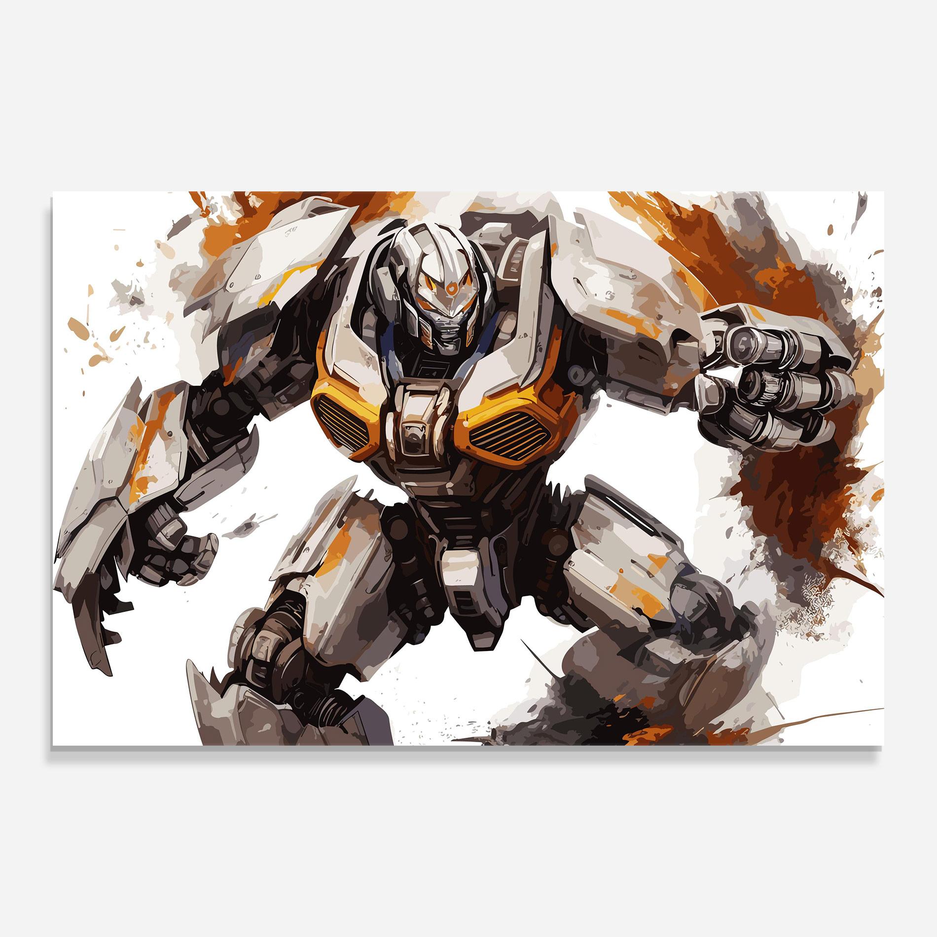 Glasbild Transformers Unleash mockup 0