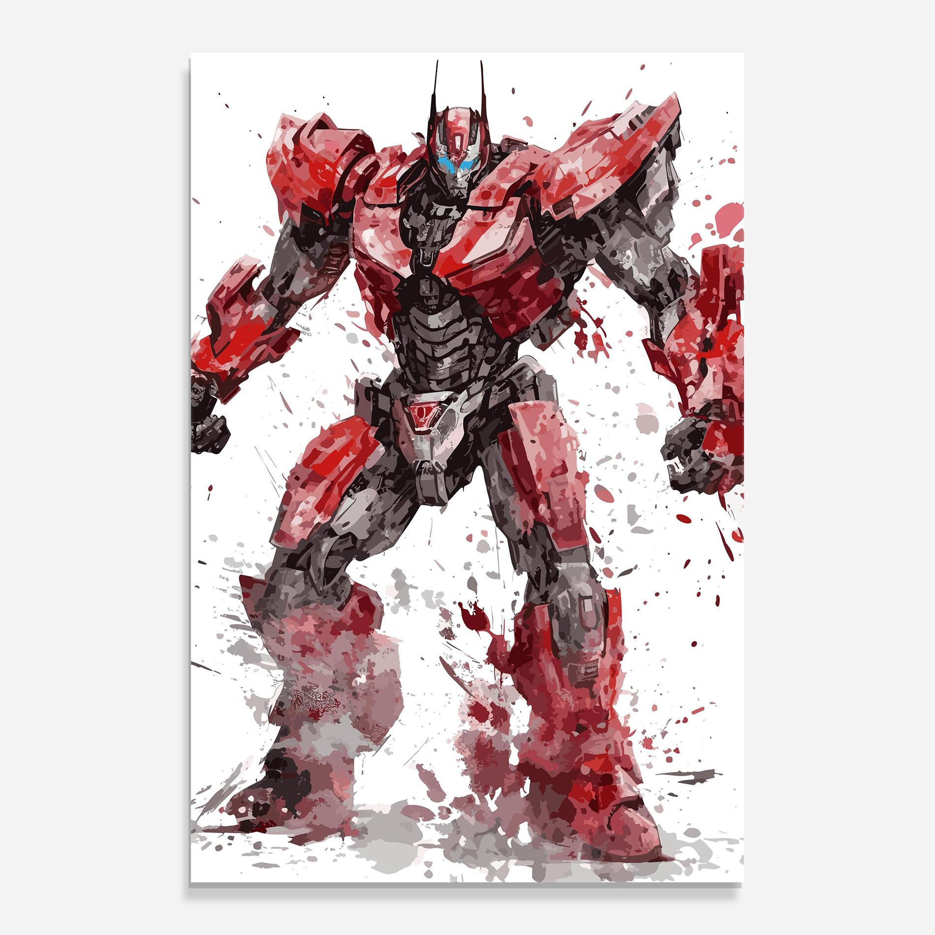 Glasbild Red Sentinel Prime mockup 0
