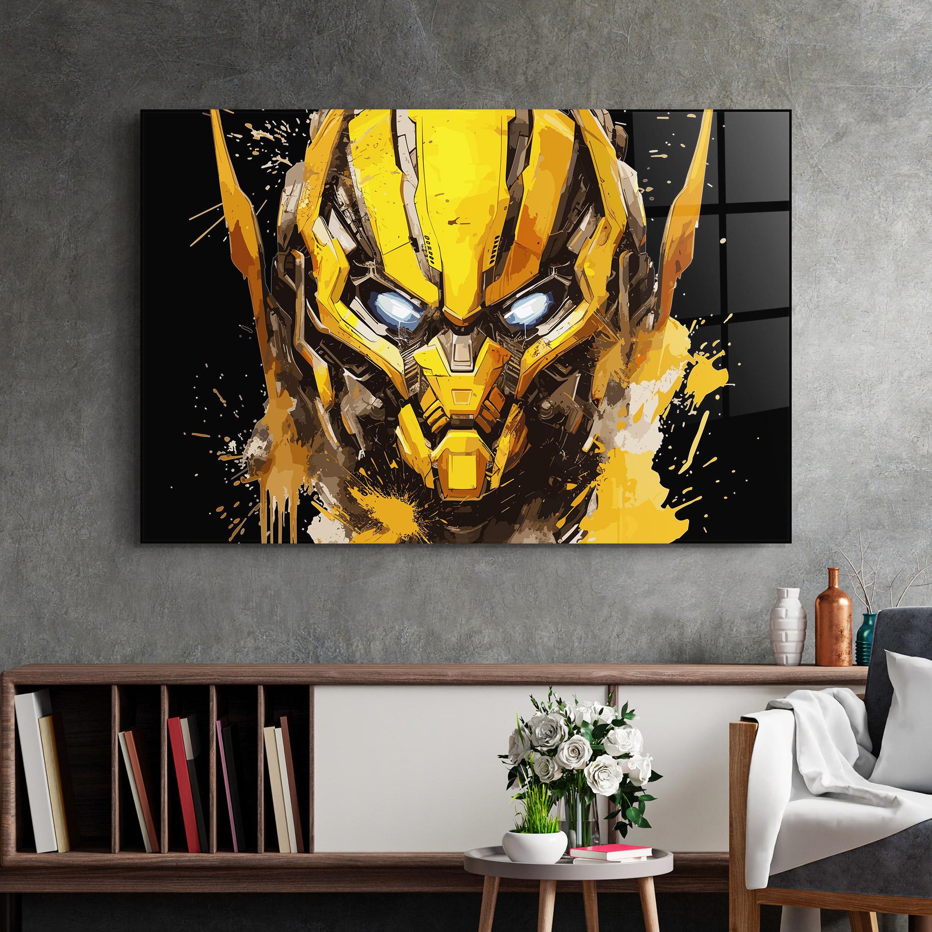 Glasbild Bumblebee mockup 2
