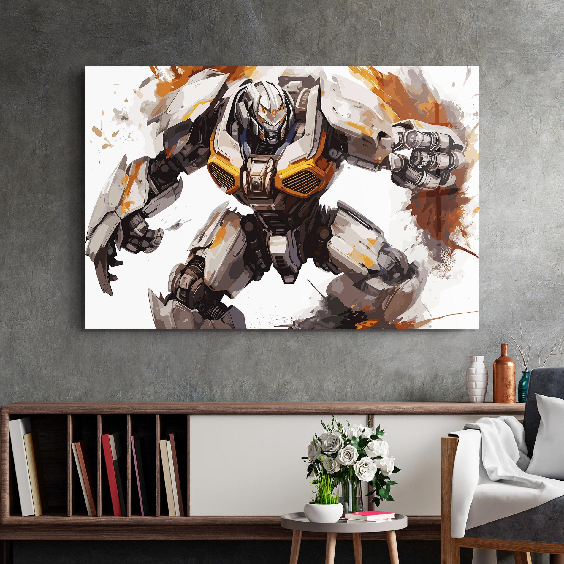 Glasbild Transformers Unleash mockup 2