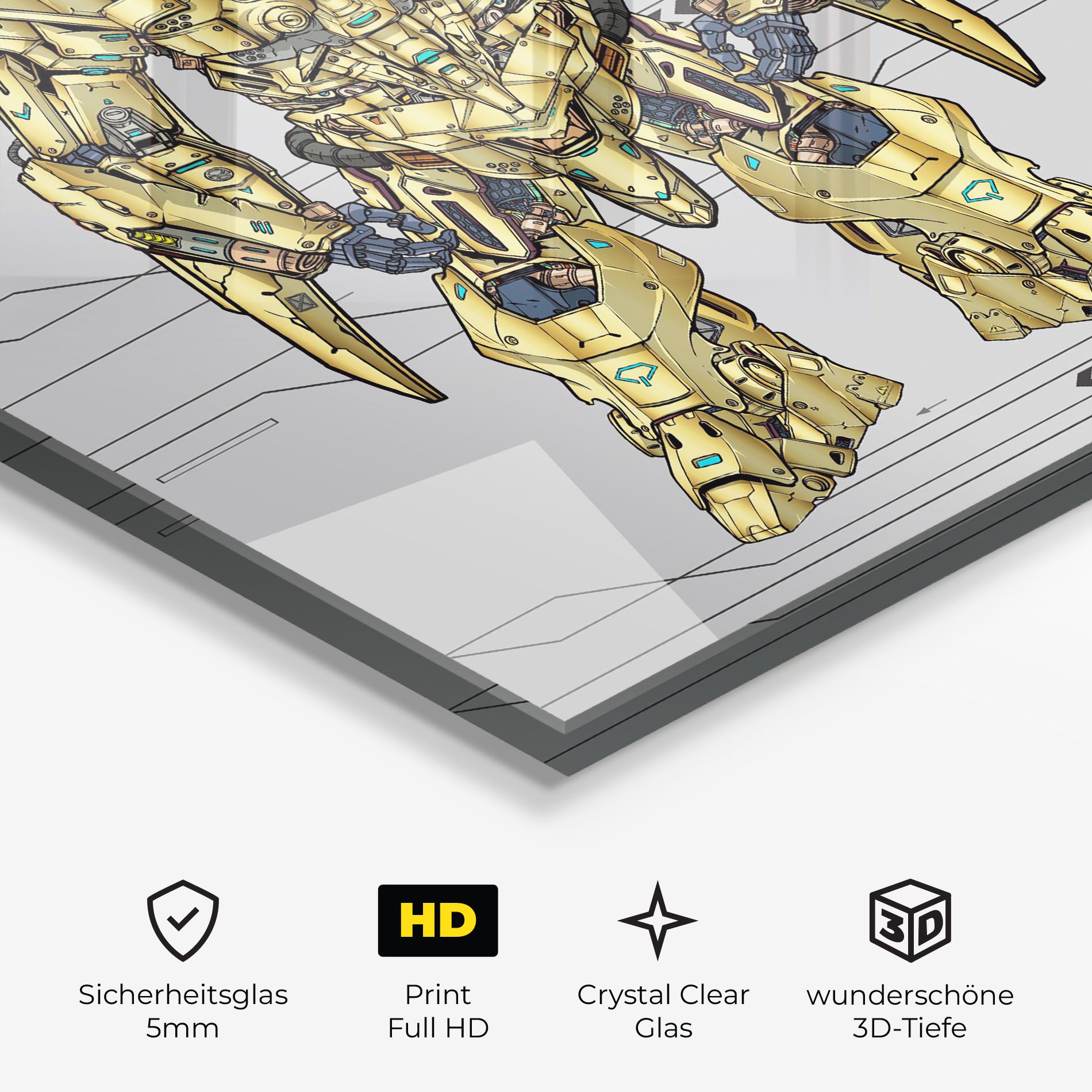 Yellow Grey Robot mockup 3