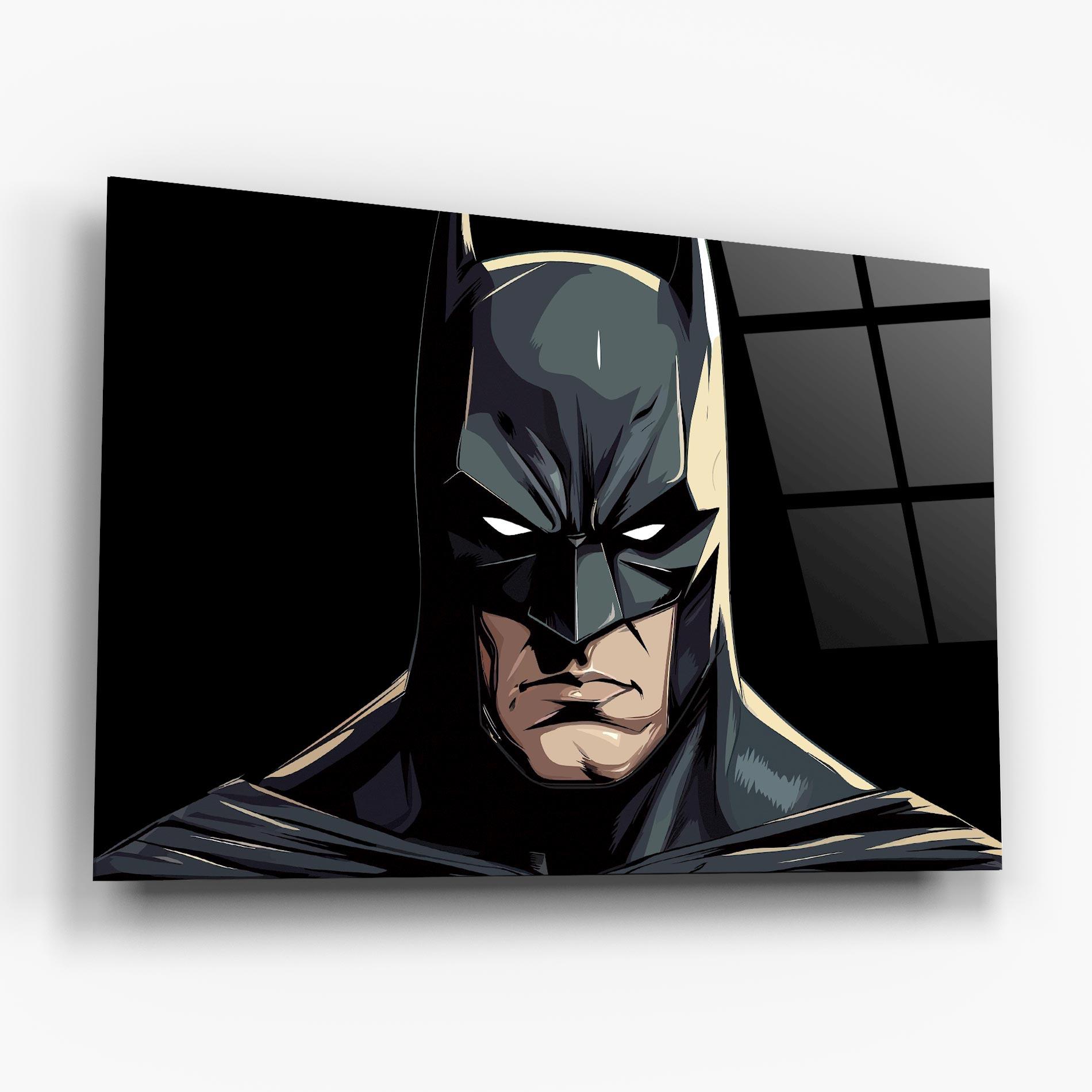 Glasbild Batman mockup 6