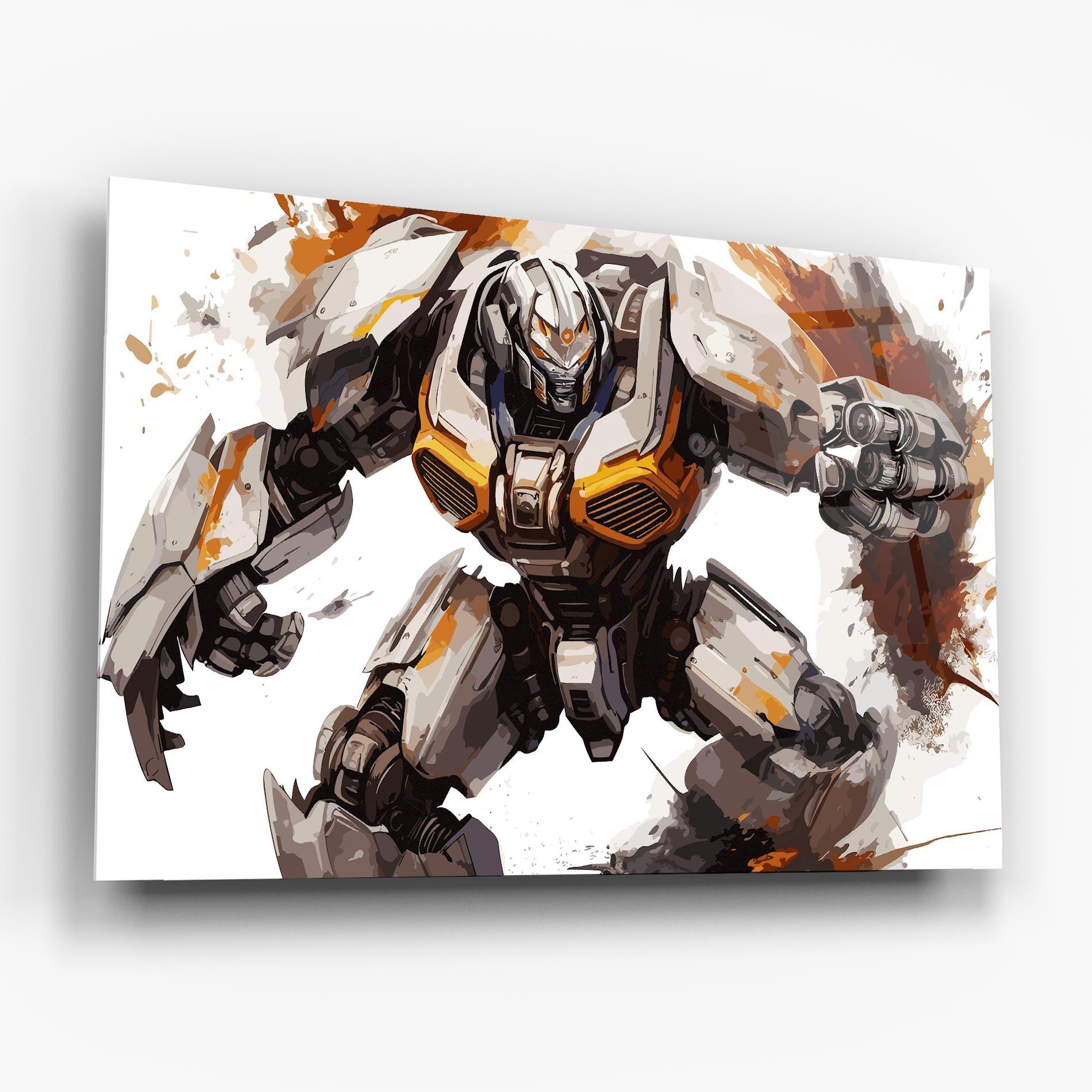 Glasbild Transformers Unleash mockup 6