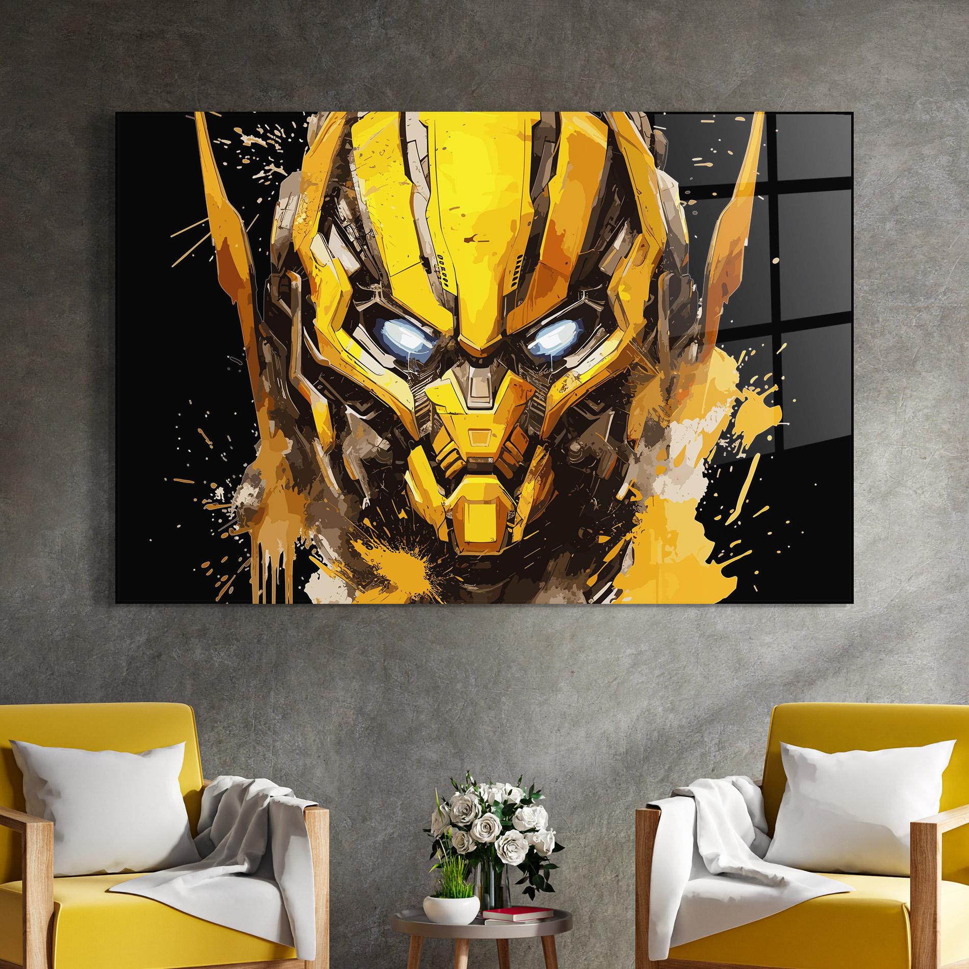 Glasbild Bumblebee mockup 4