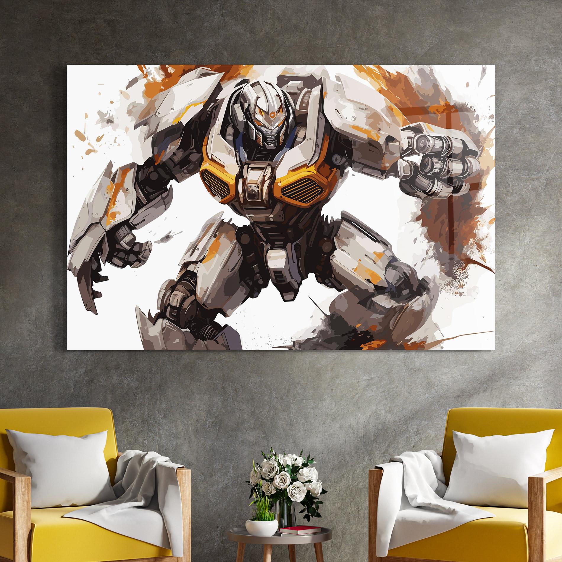 Glasbild Transformers Unleash mockup 4