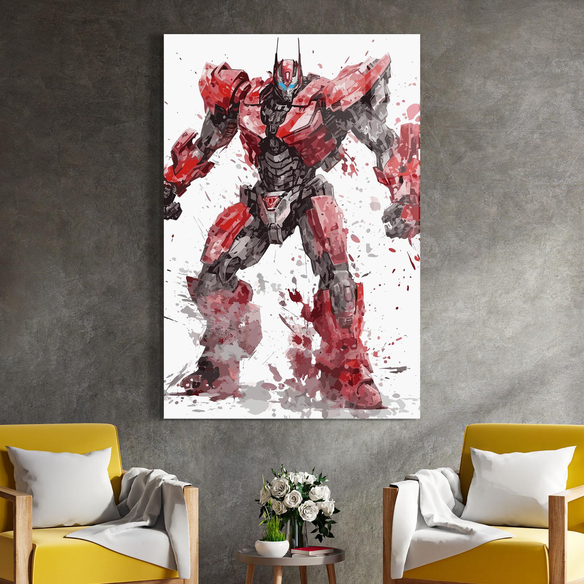 Glasbild Red Sentinel Prime mockup 4