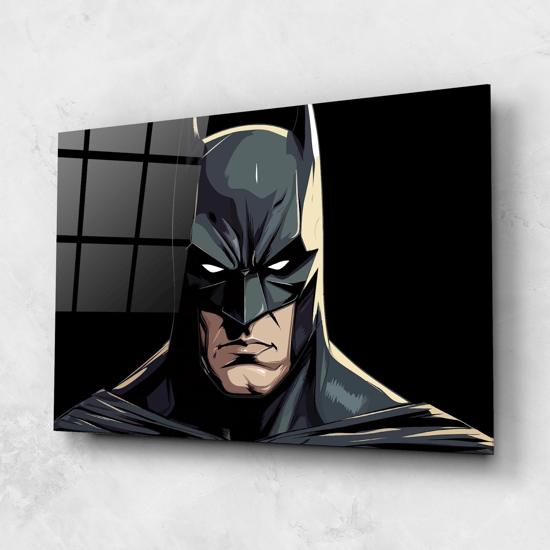 Glasbild Batman mockup 1