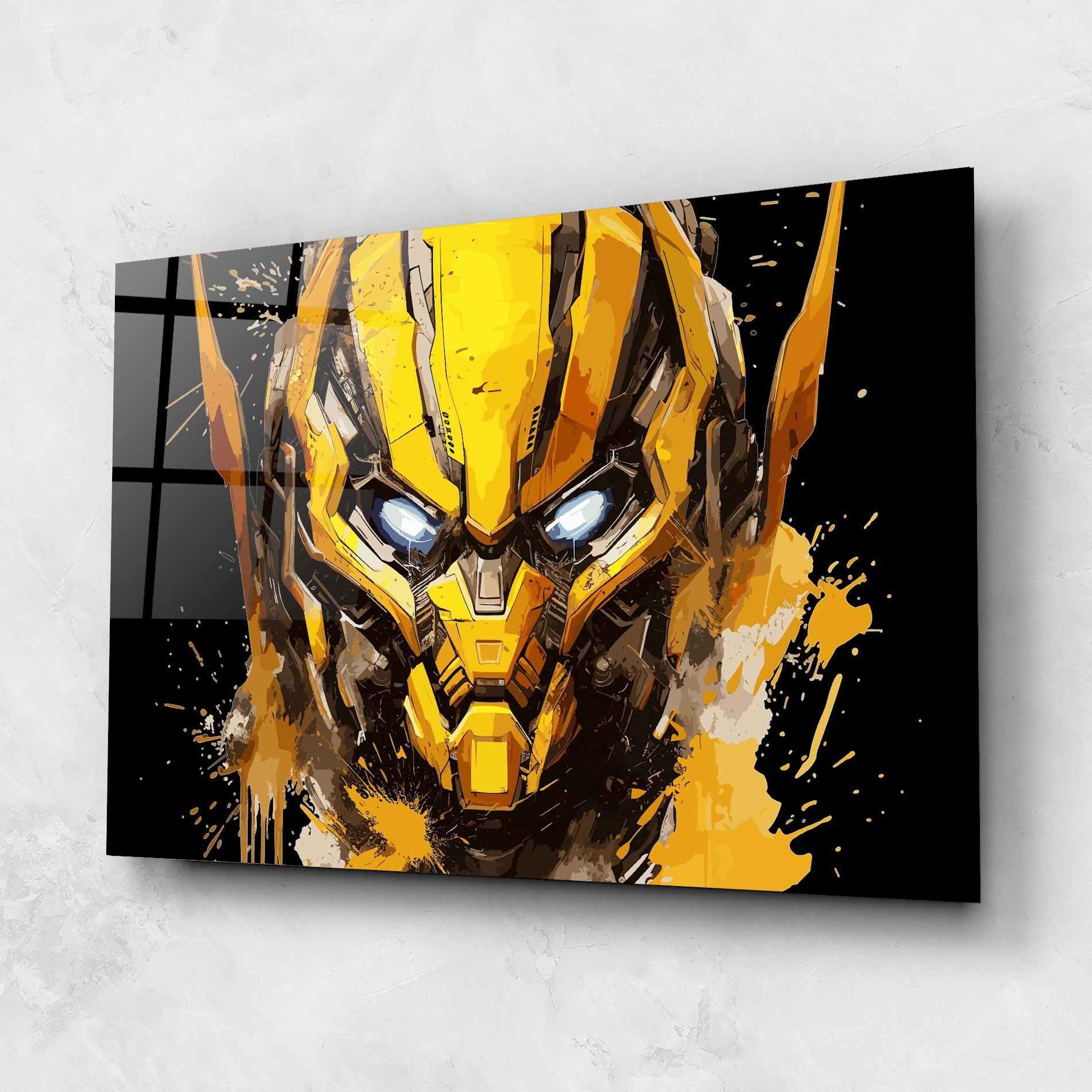 Glasbild Bumblebee mockup 1
