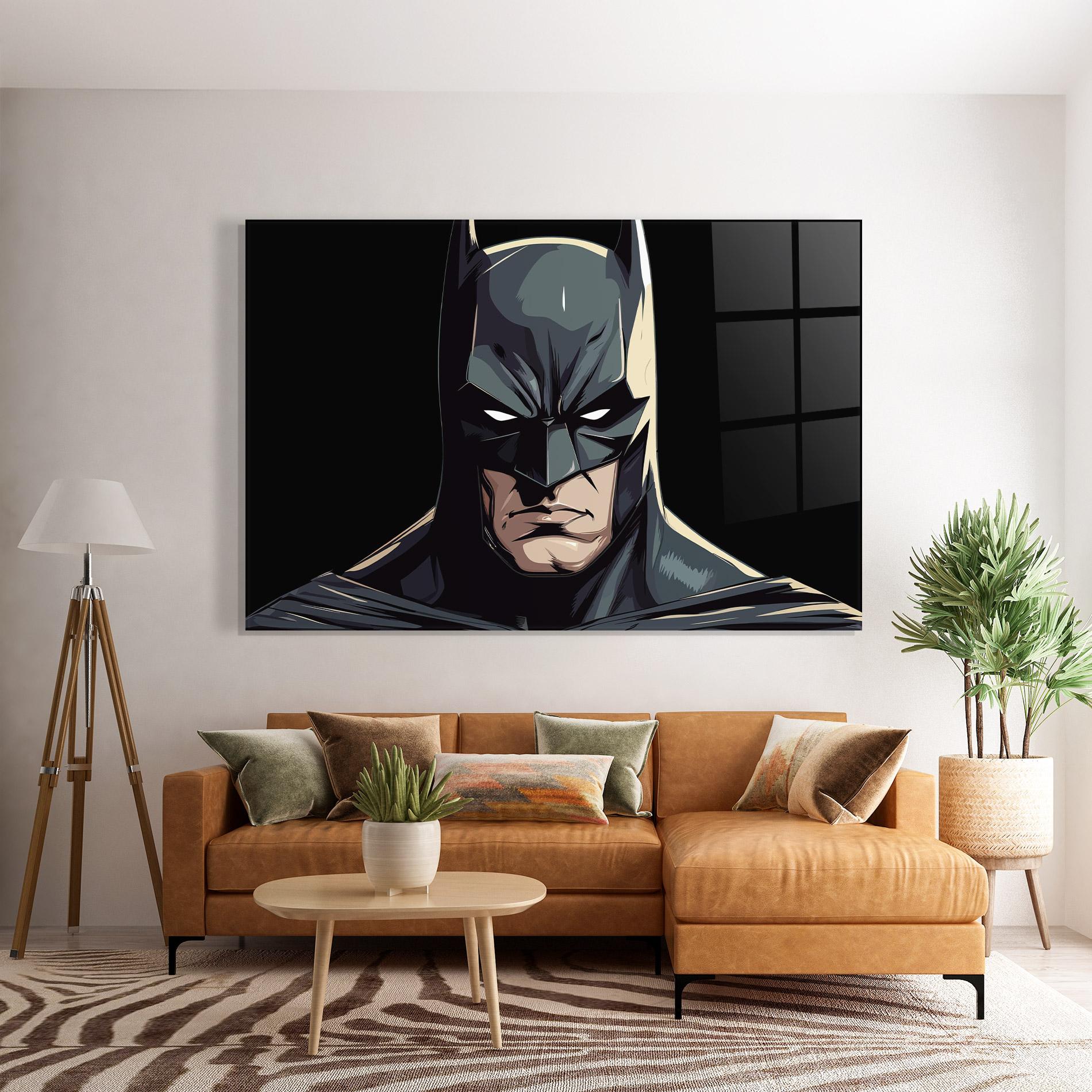 Glasbild Batman mockup 7