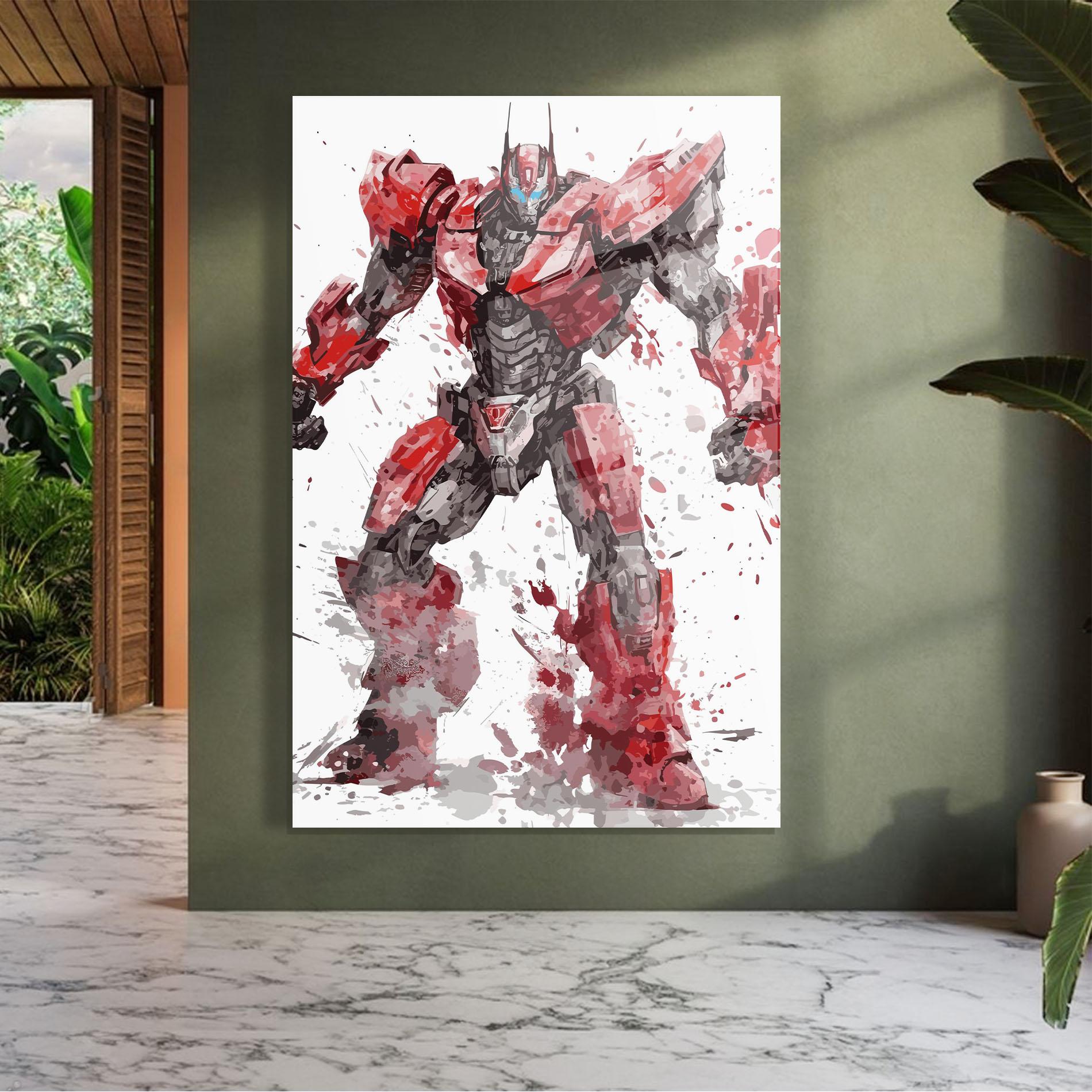 Glasbild Red Sentinel Prime mockup 7