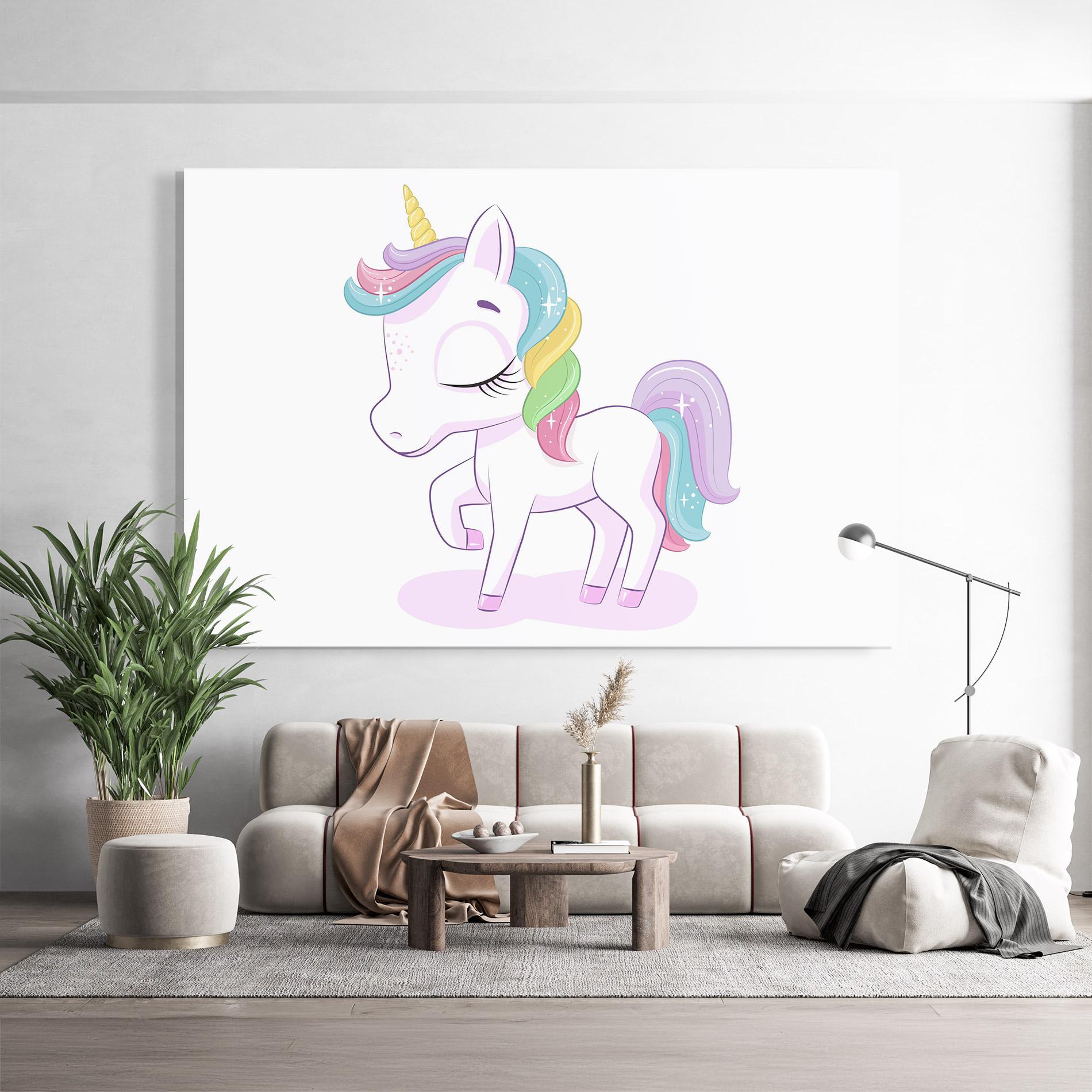 Glasbild Unicorn mockup 9