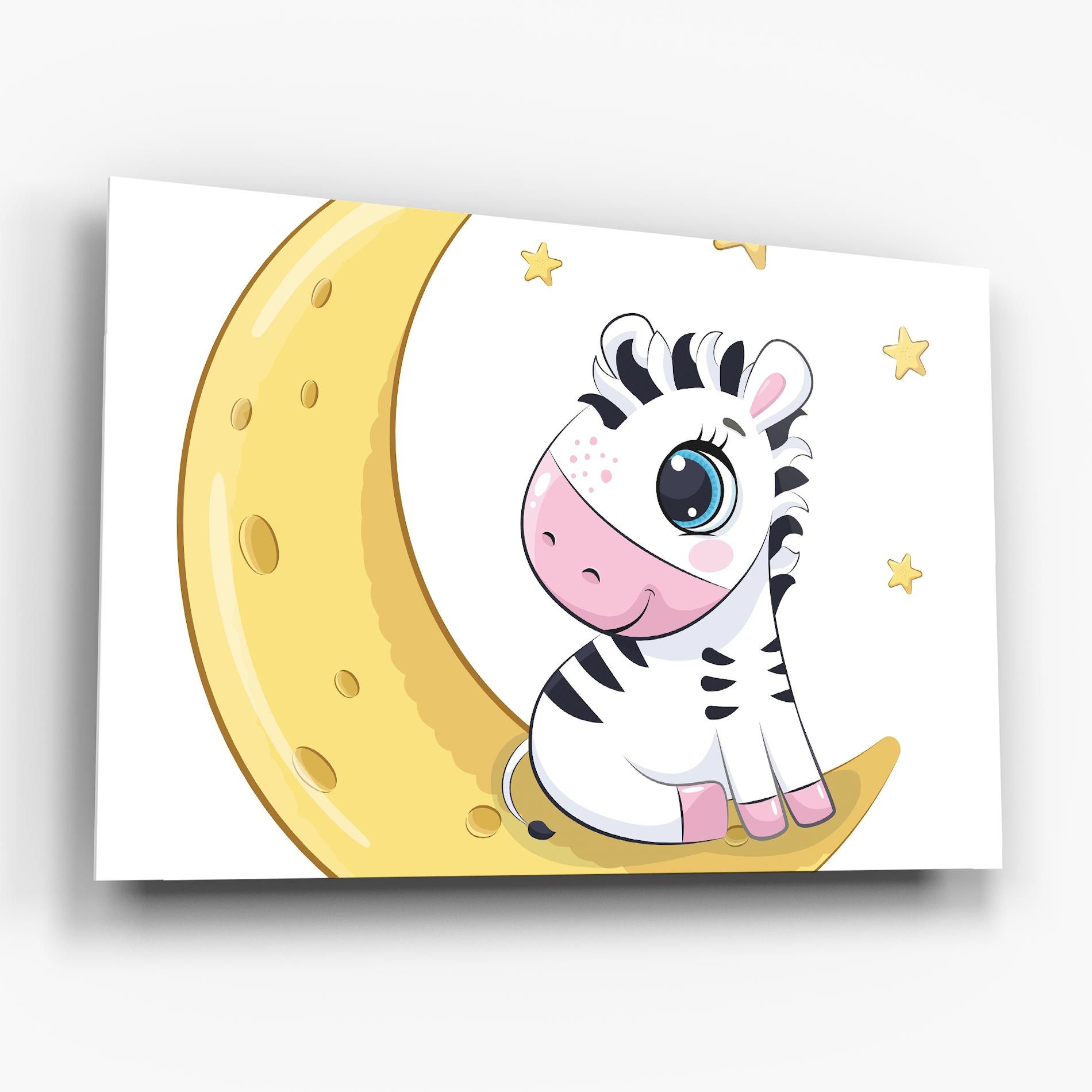 Cute Zebra Moon mockup 6
