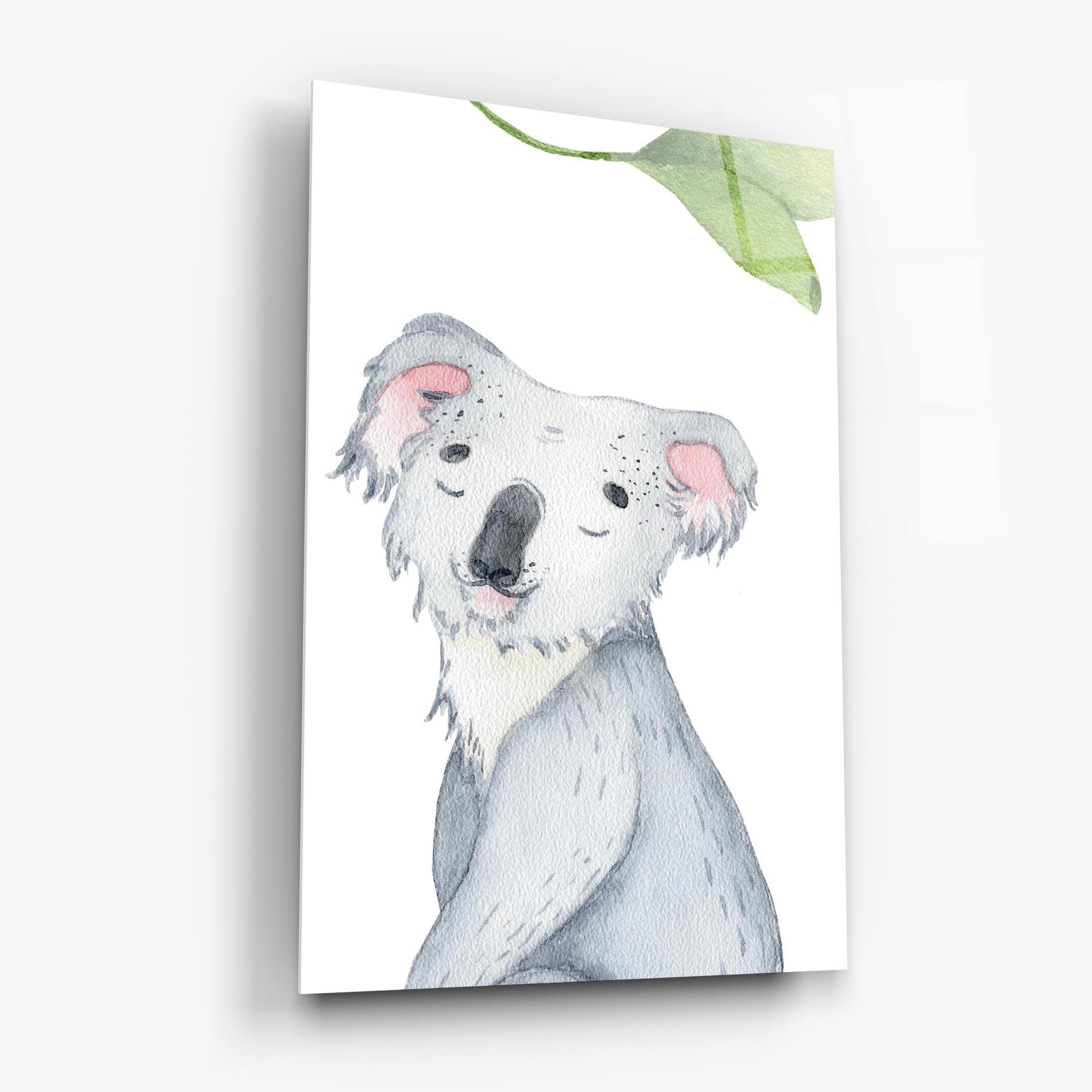 Glasbild Baby Koala mockup 6