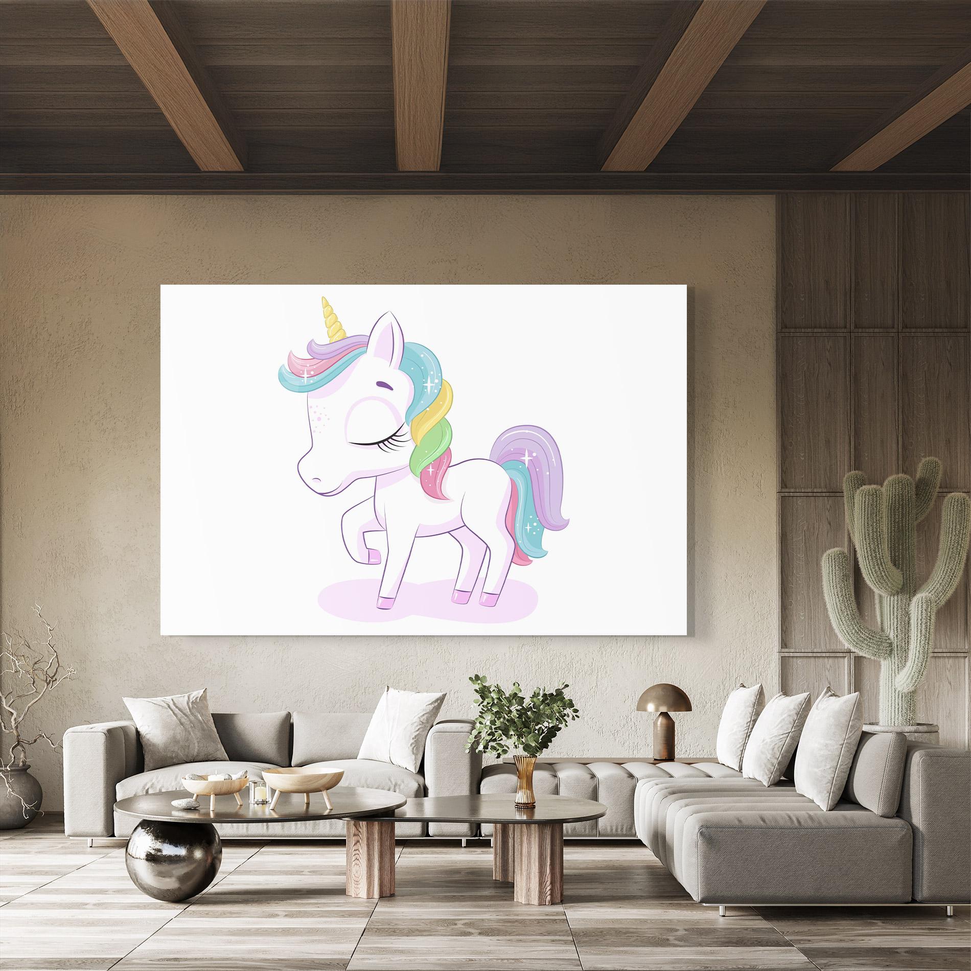 Glasbild Unicorn mockup 8