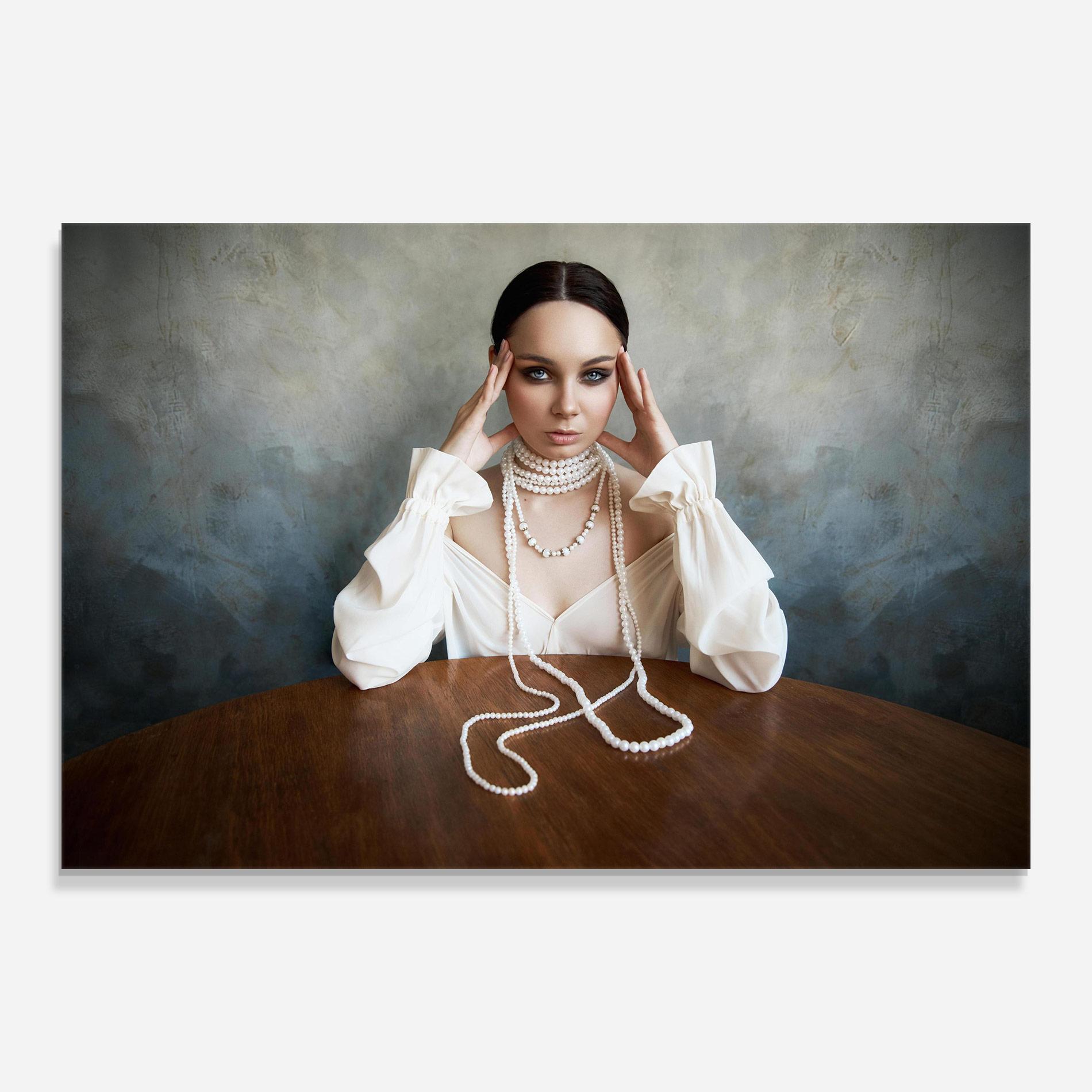 Glasbild Boho Clothing Necklace mockup 0