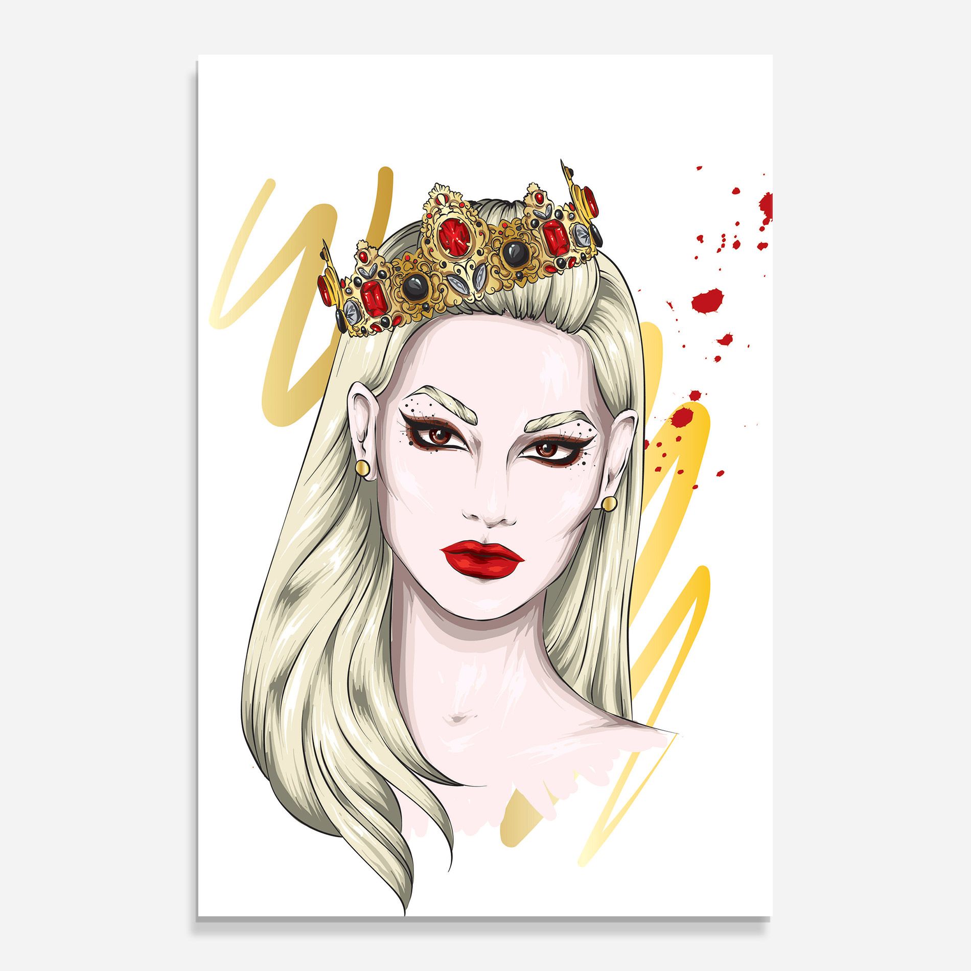 Gold Crown Woman mockup 0