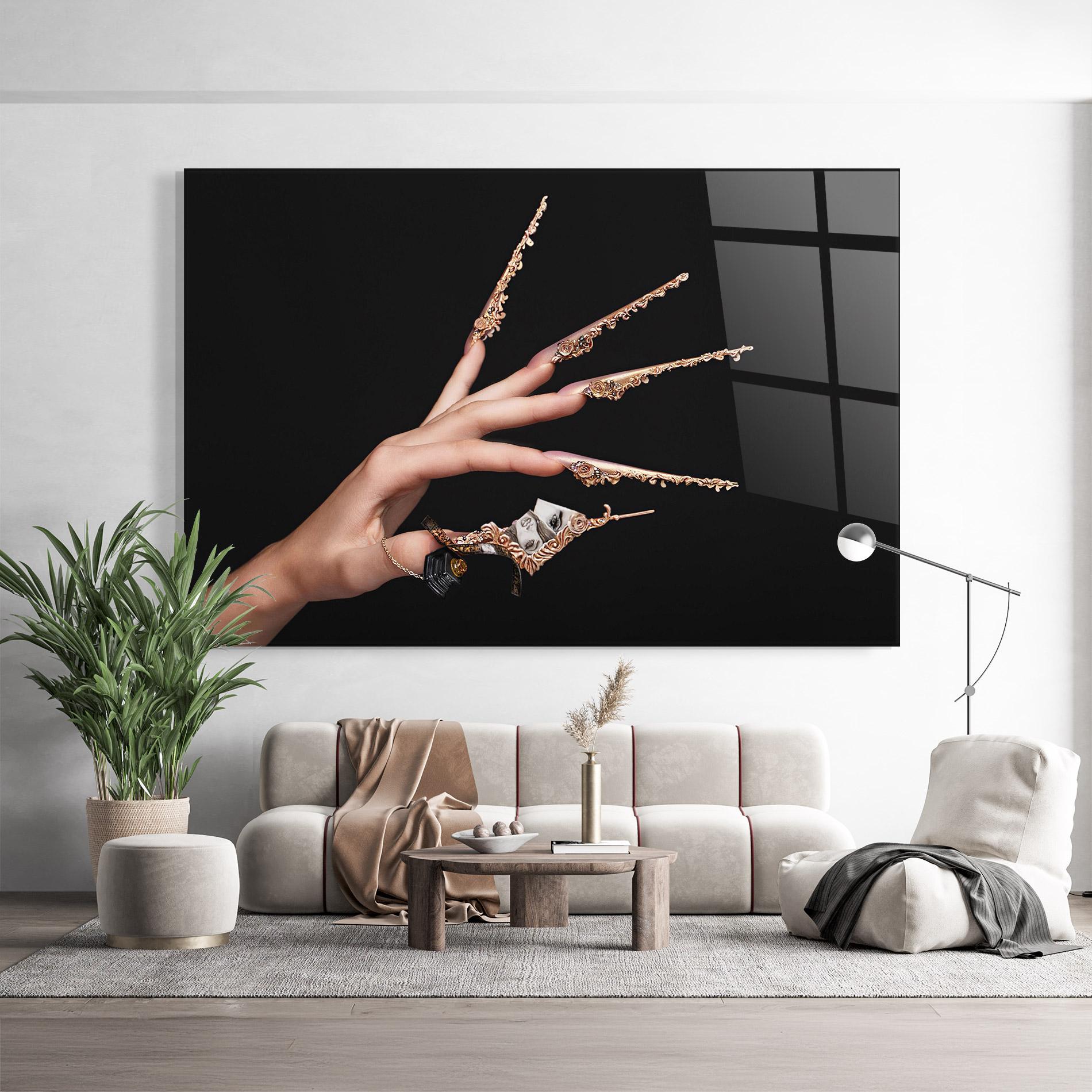 Glasbild Creative Manicure mockup 9