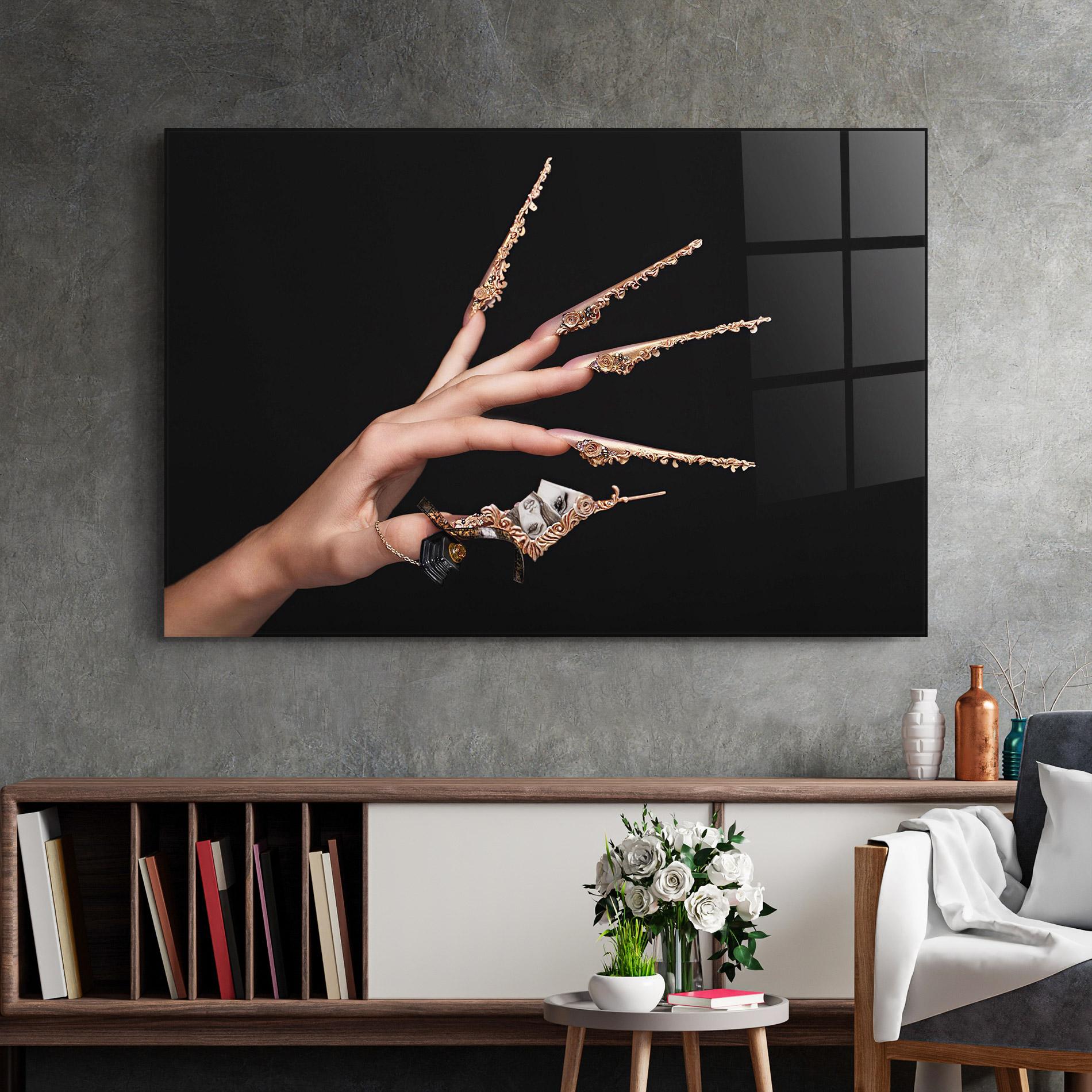 Glasbild Creative Manicure mockup 2