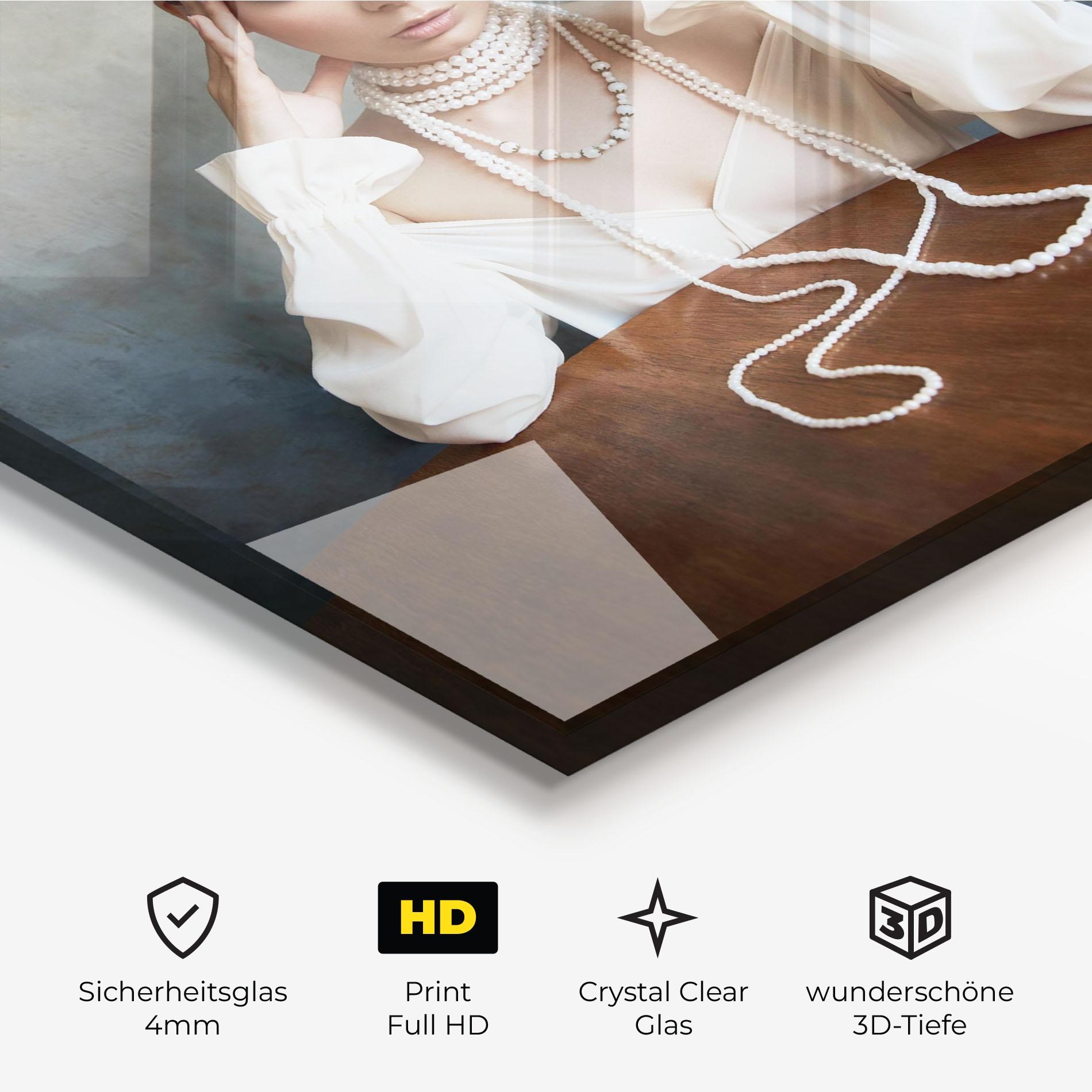 Glasbild Boho Clothing Necklace mockup 3