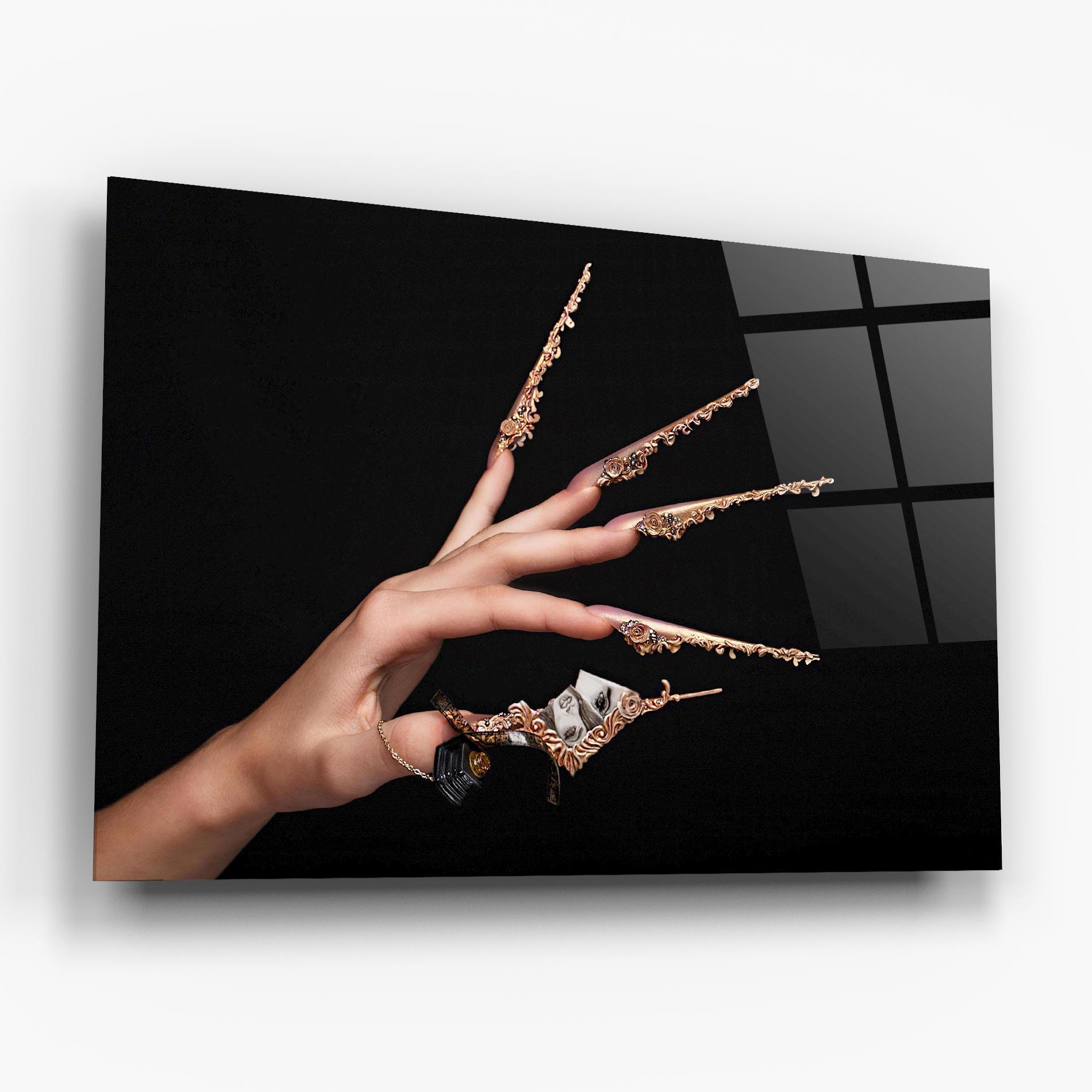 Glasbild Creative Manicure mockup 6