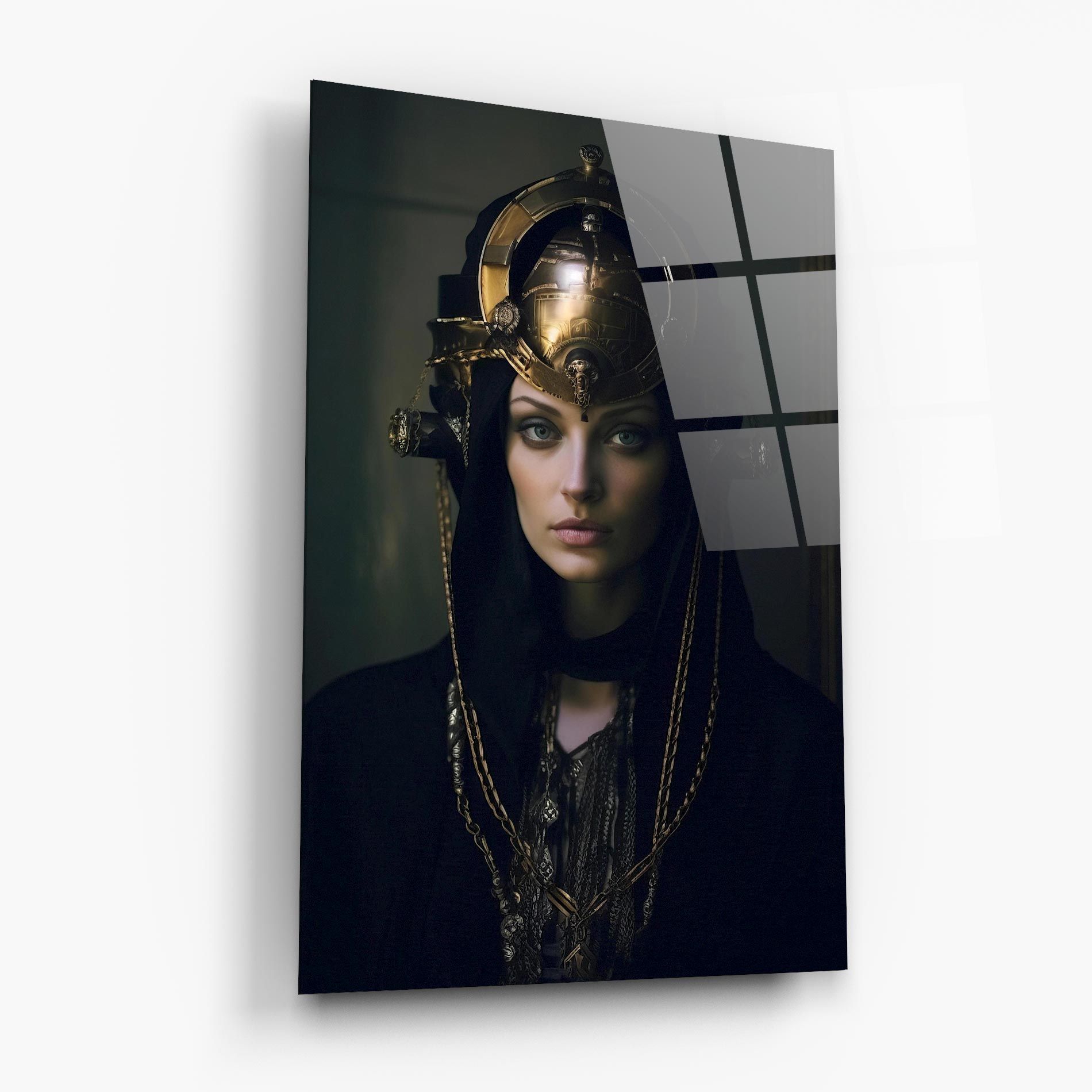 Gold Headpiece mockup 6