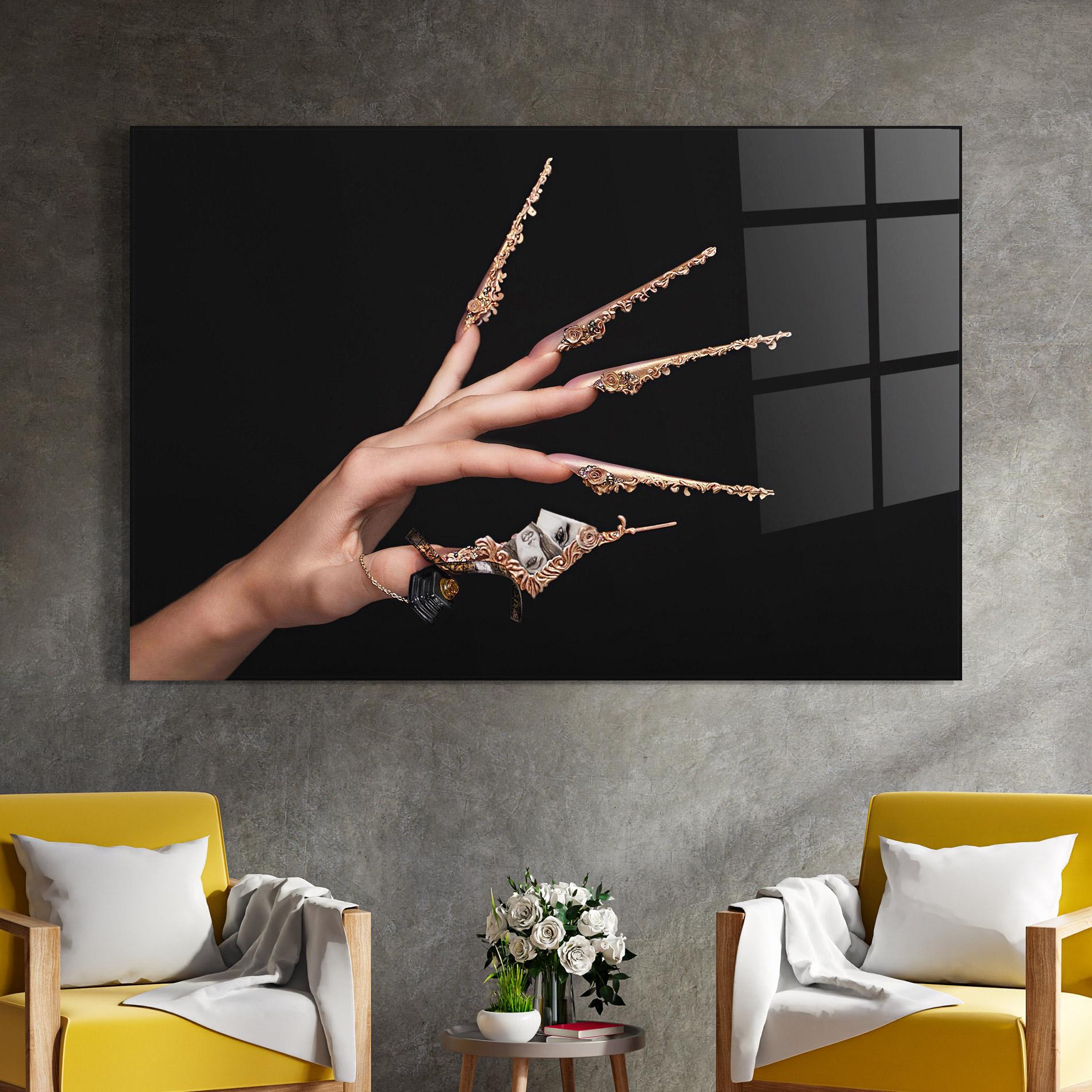 Glasbild Creative Manicure mockup 4