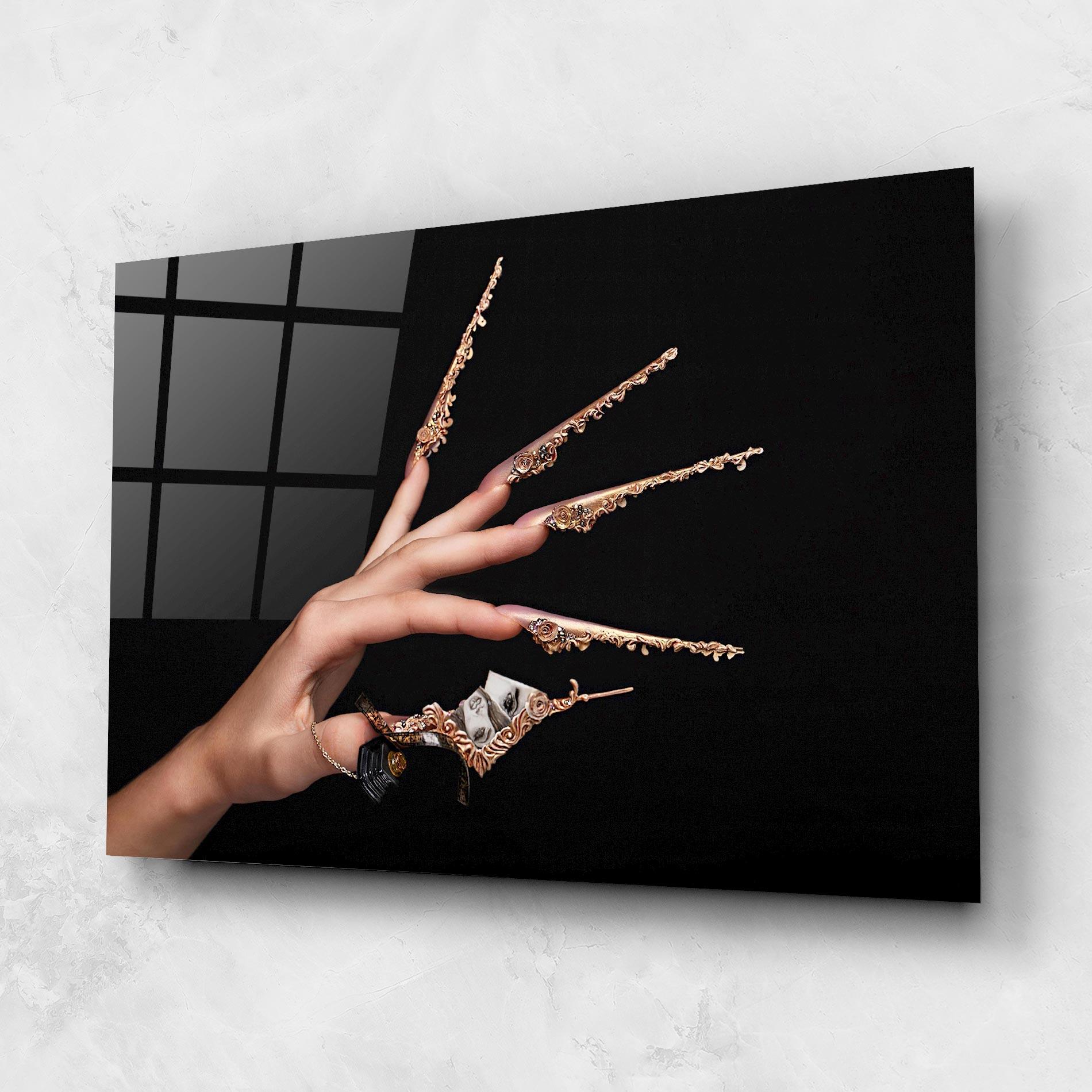Glasbild Creative Manicure mockup 1