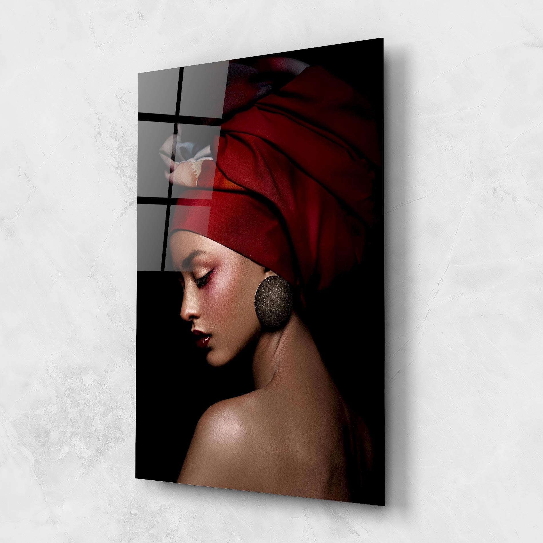 Glasbild Big Circle Earring mockup 1