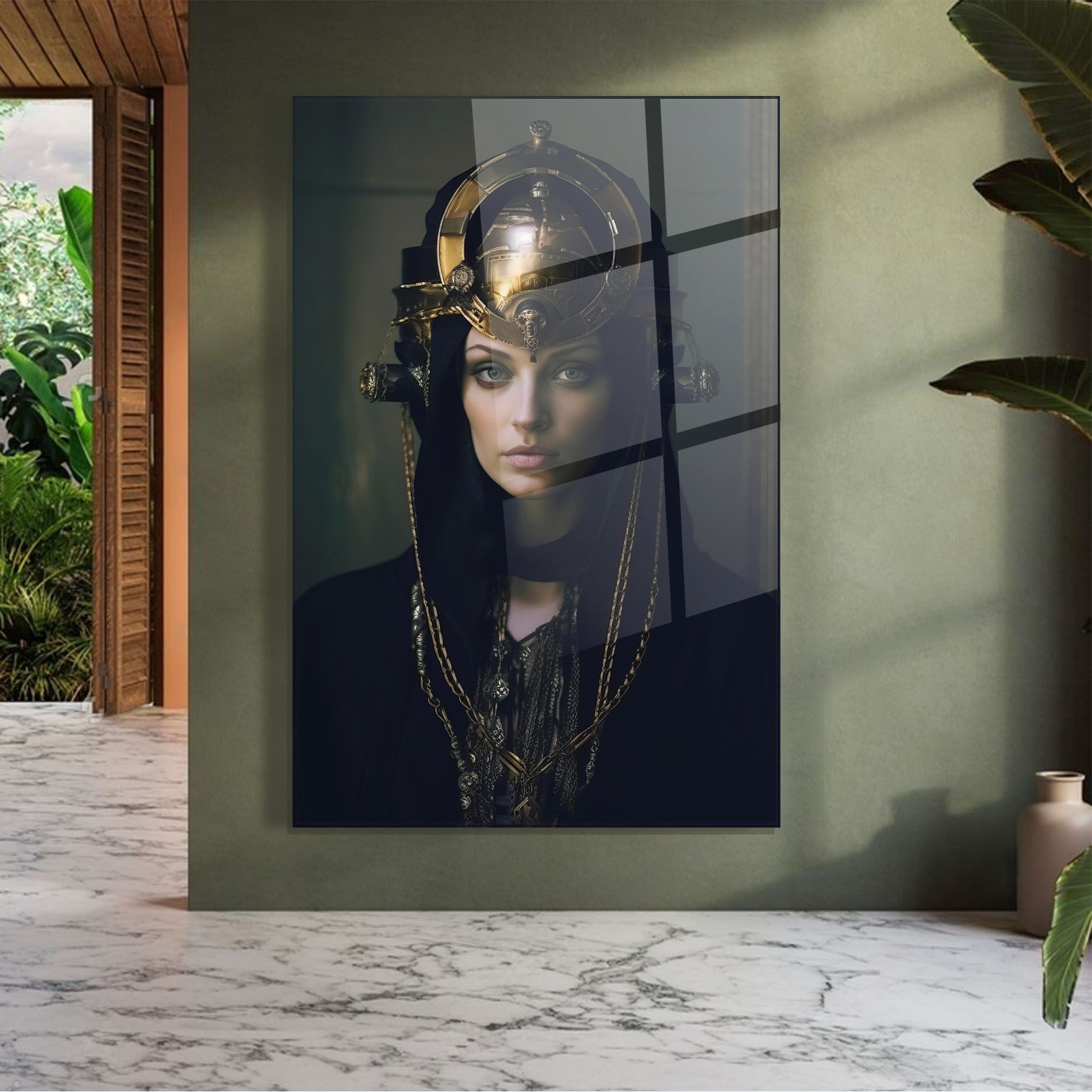 Gold Headpiece mockup 7