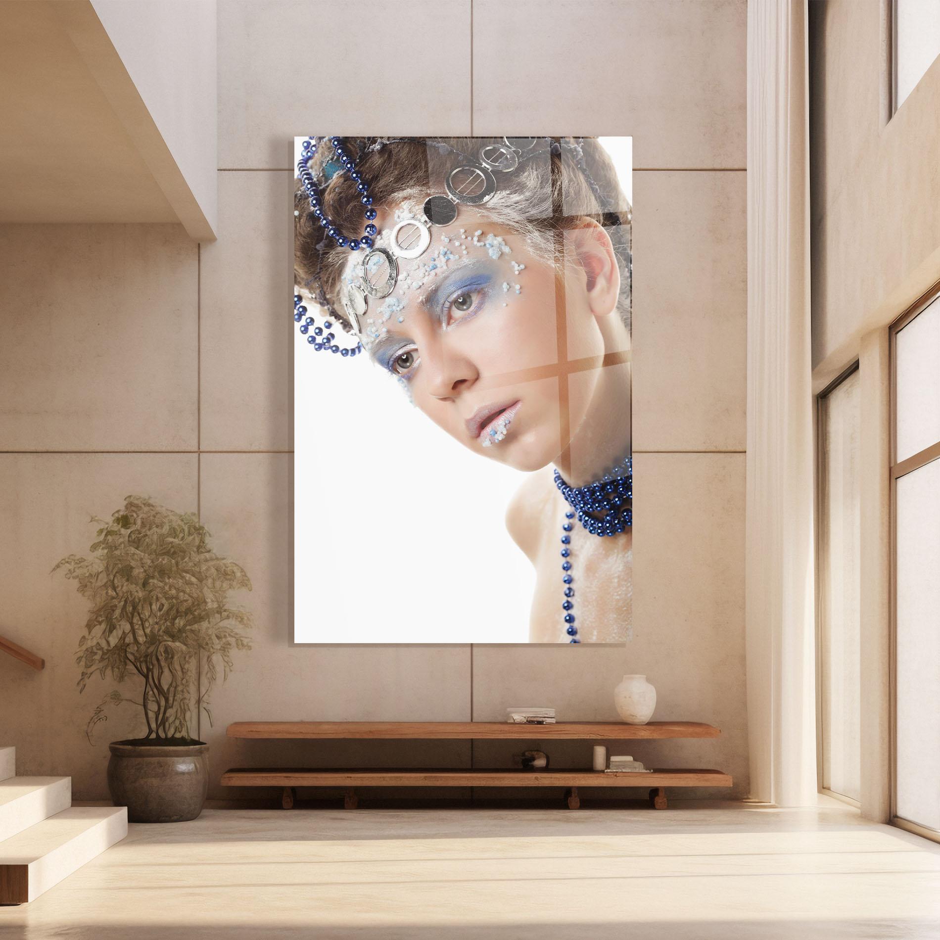 Glasbild Blue Accessory mockup 8