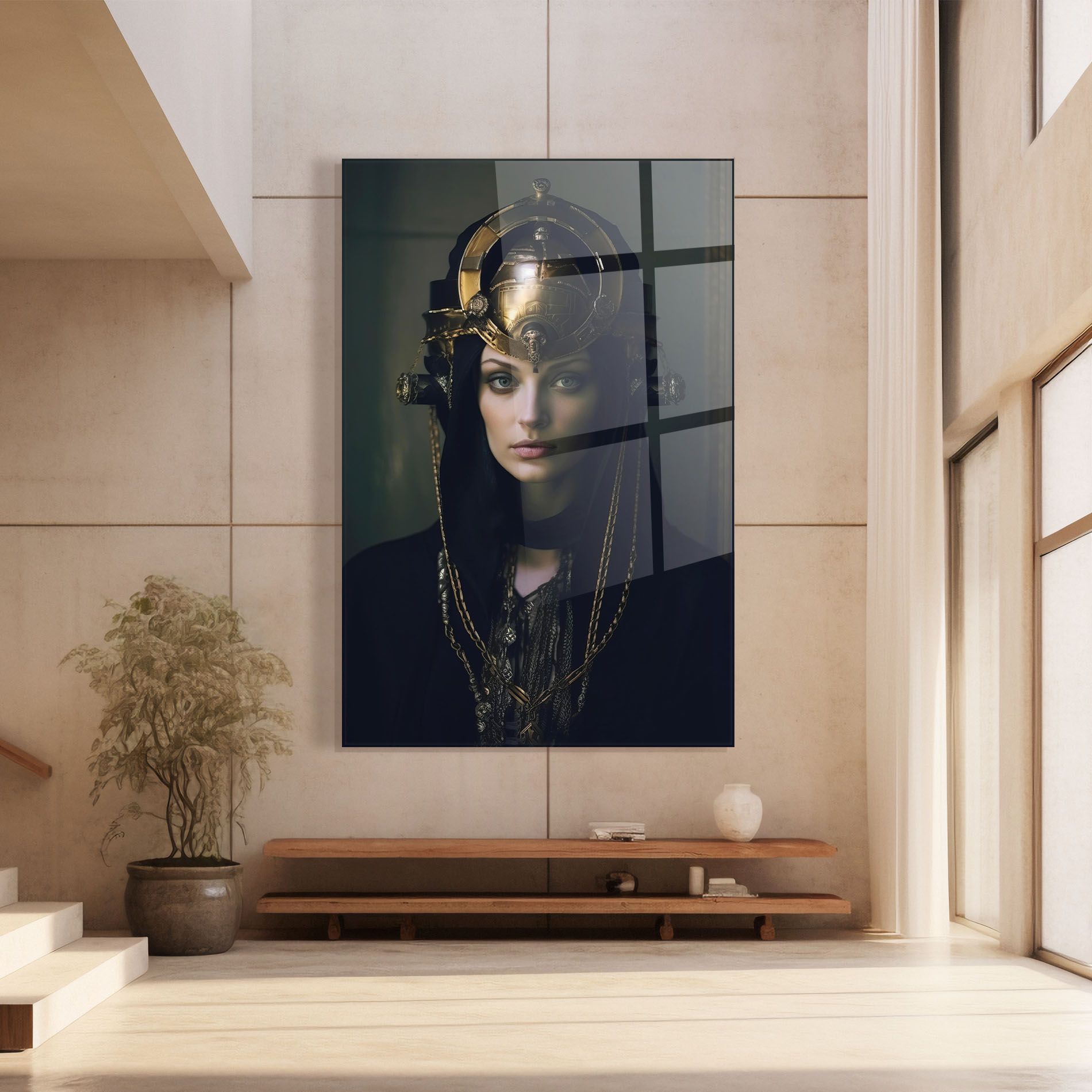 Gold Headpiece mockup 8