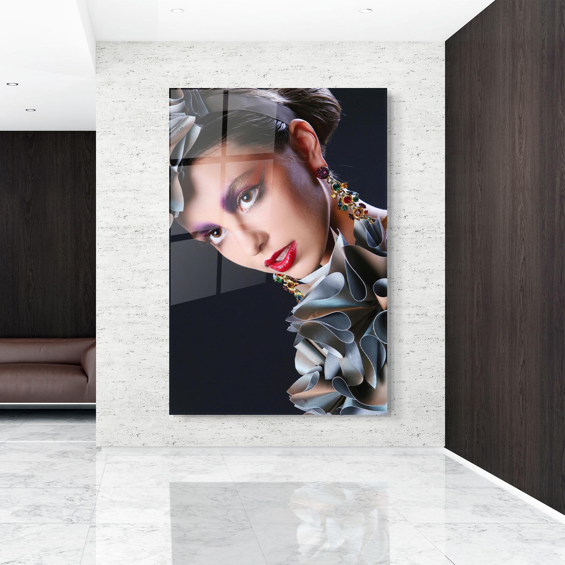 Glasbild Big Eyes Makeup mockup 9