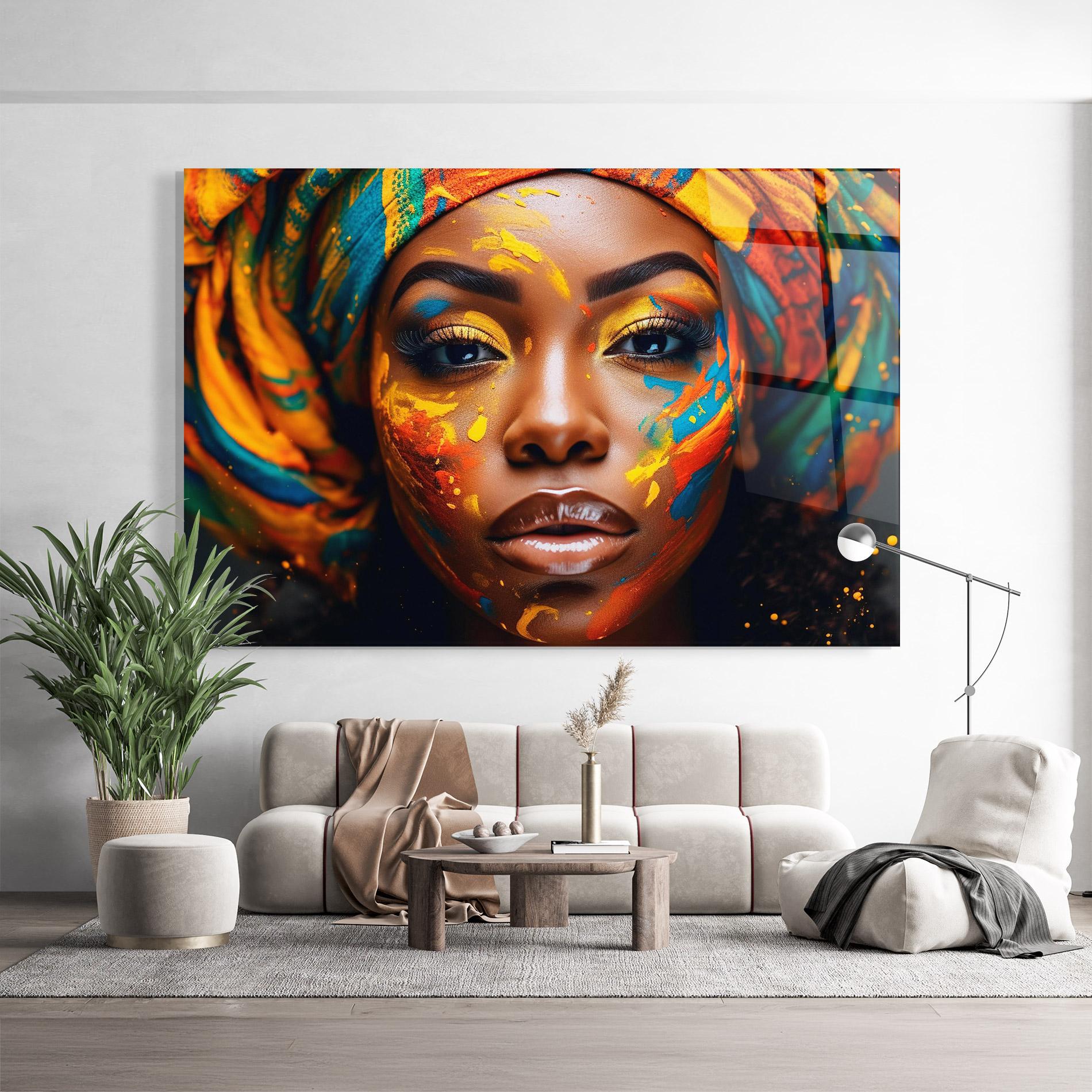 Glasbild Creative Makeup Art mockup 9