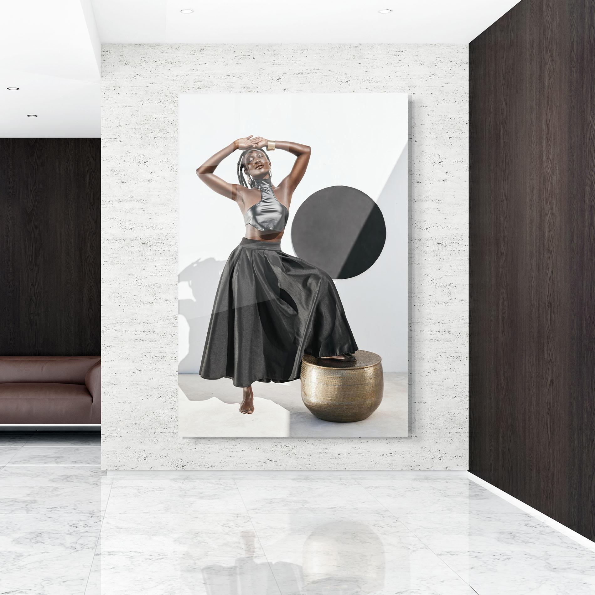 Glasbild Confidence Queen mockup 9