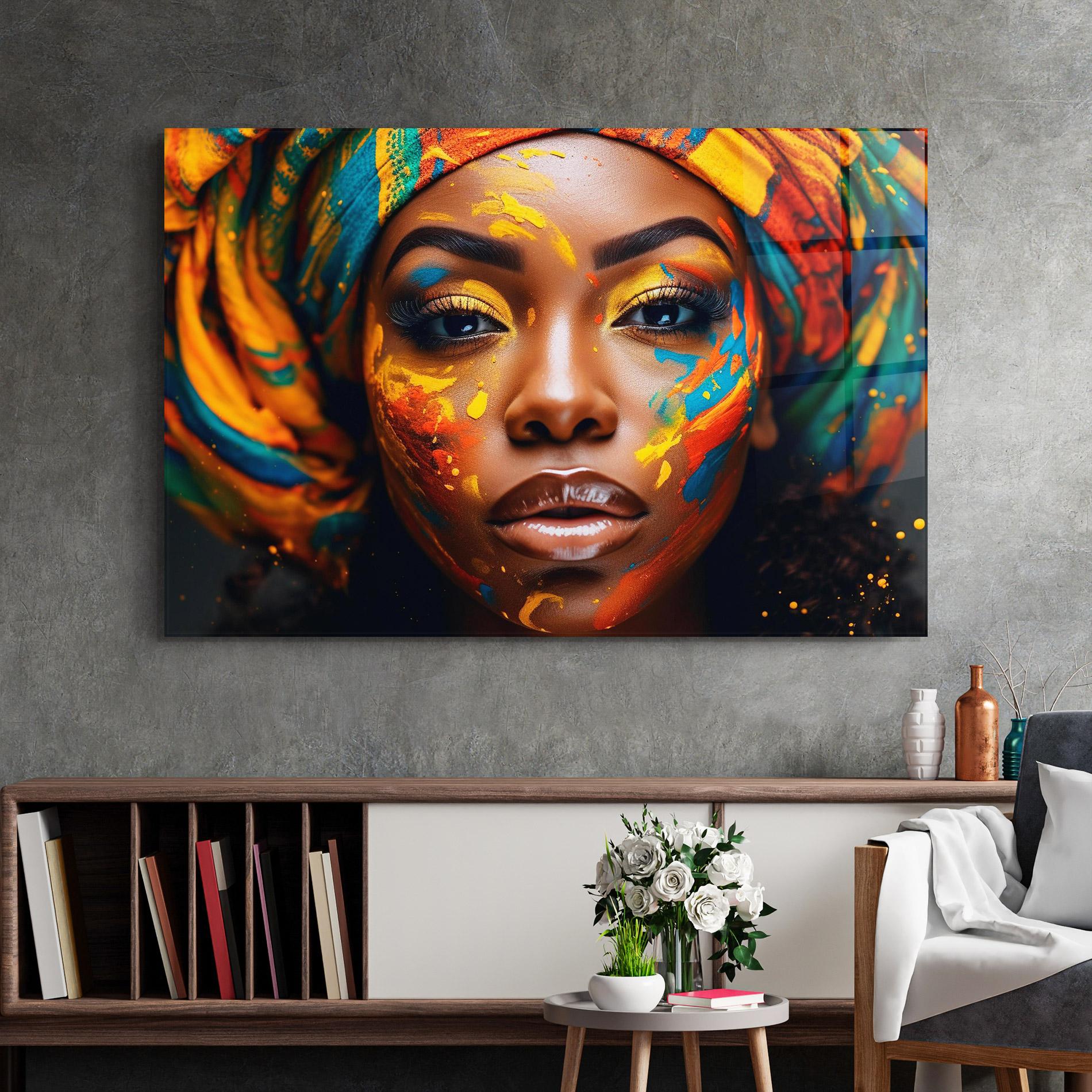 Glasbild Creative Makeup Art mockup 2