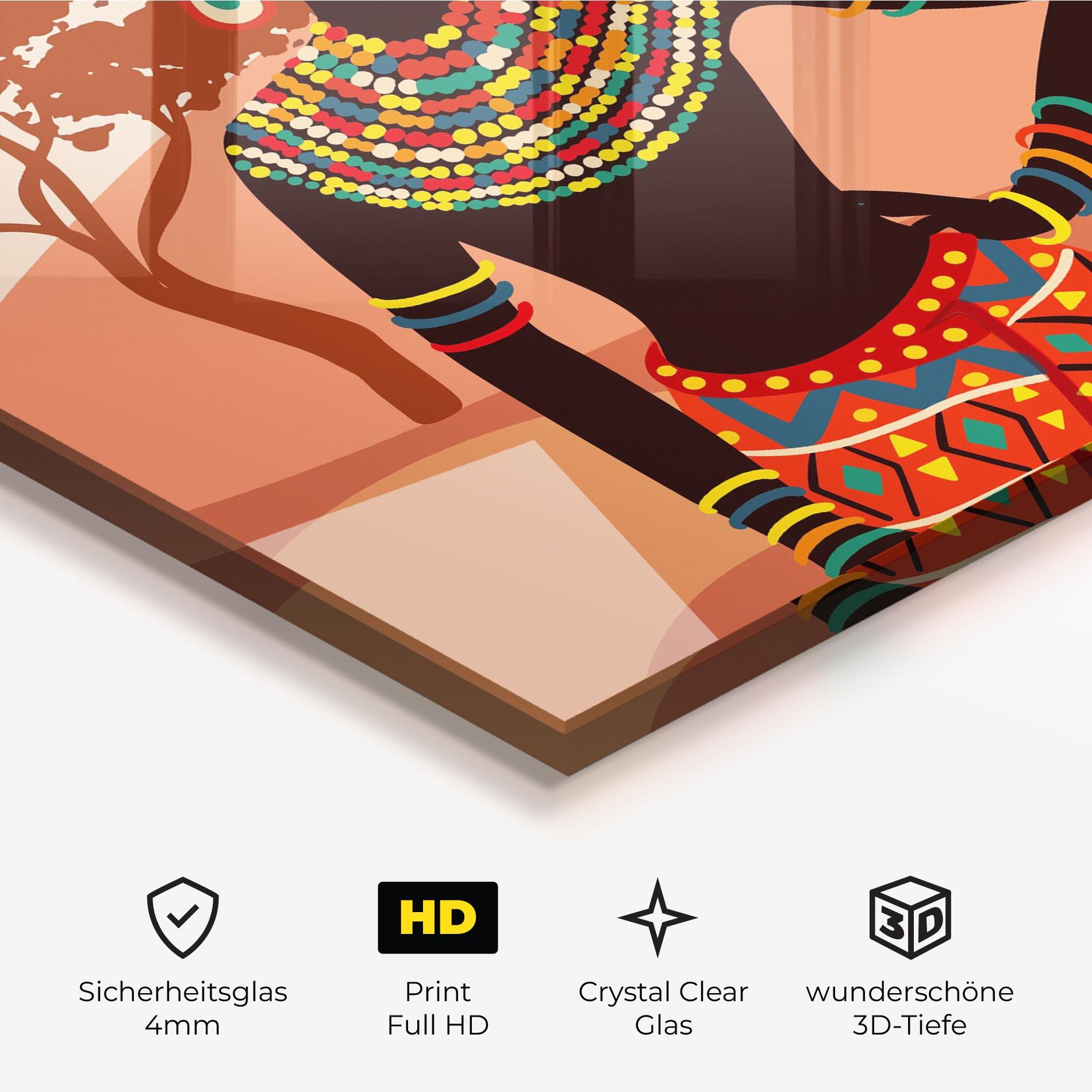 Glasbild Traditional Clothes mockup 3