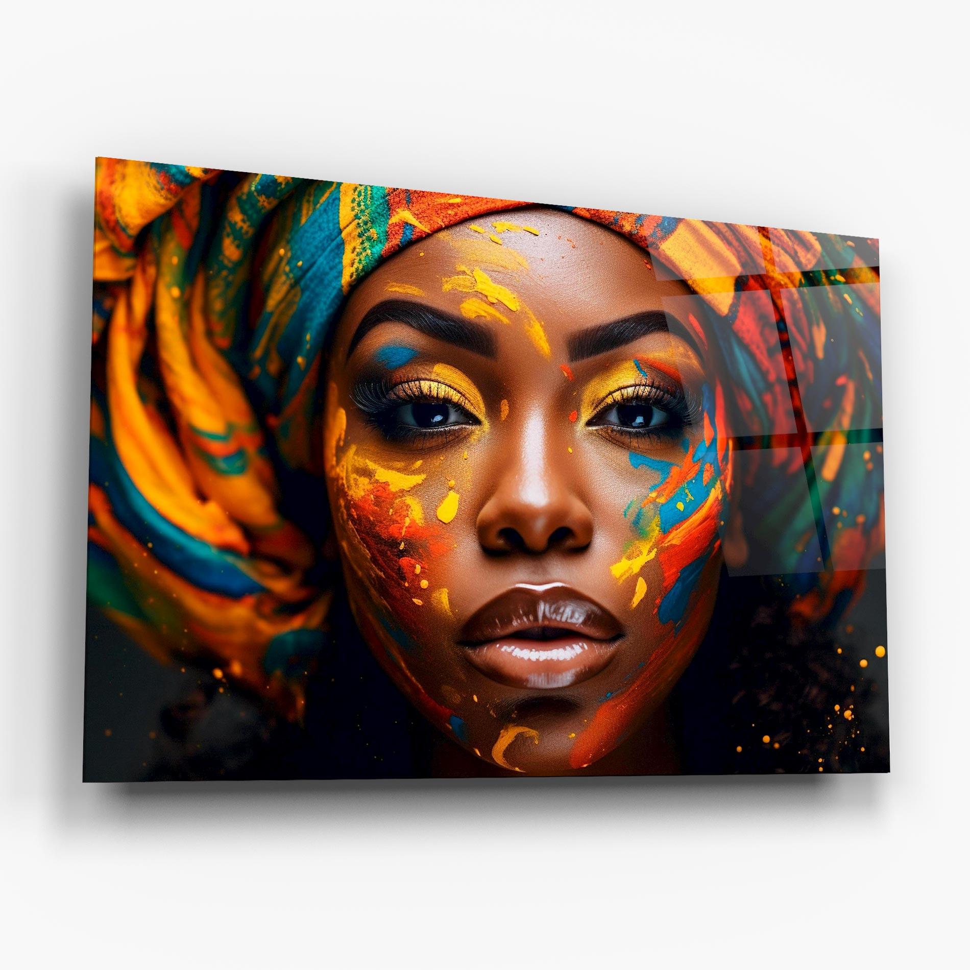 Glasbild Creative Makeup Art mockup 6