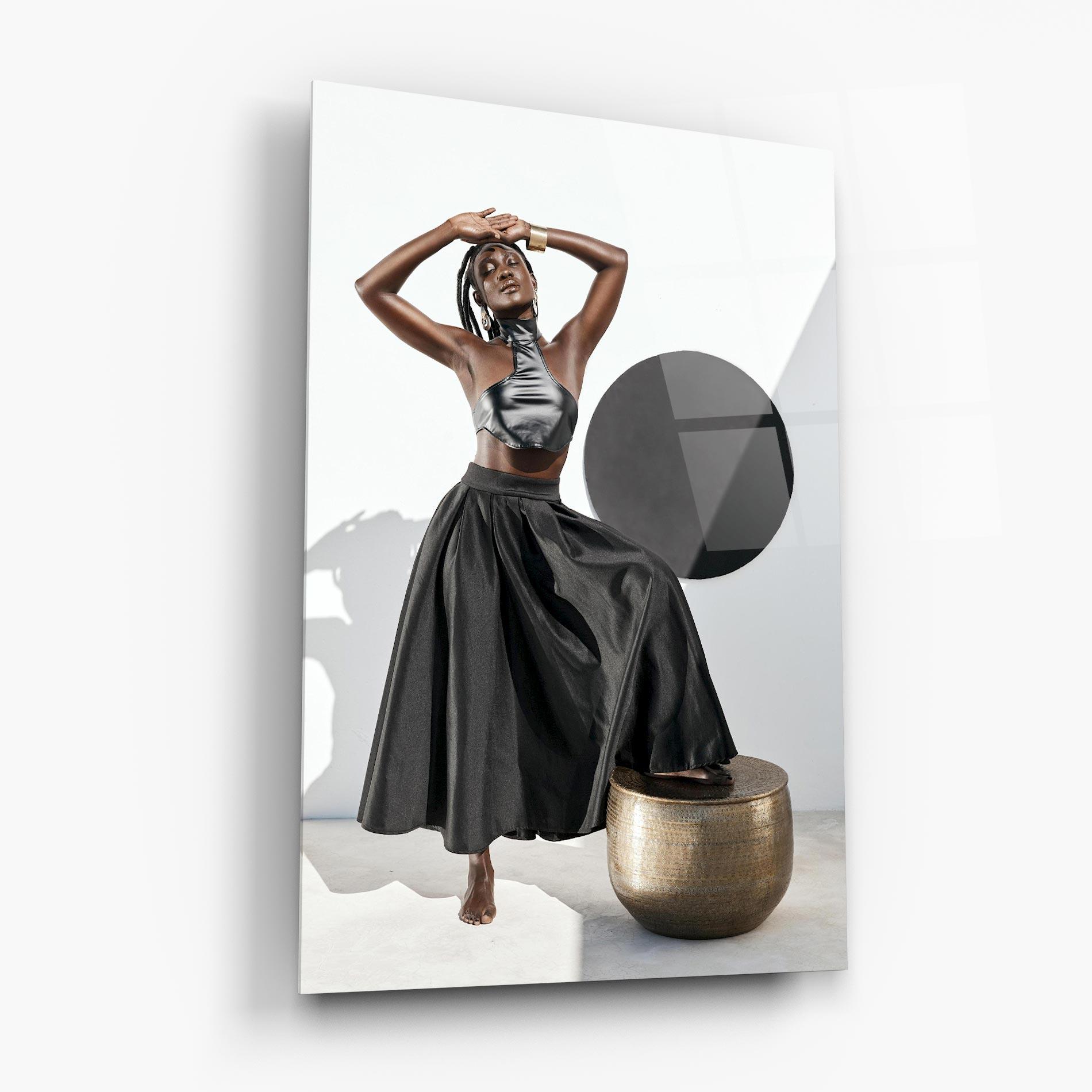 Glasbild Confidence Queen mockup 6